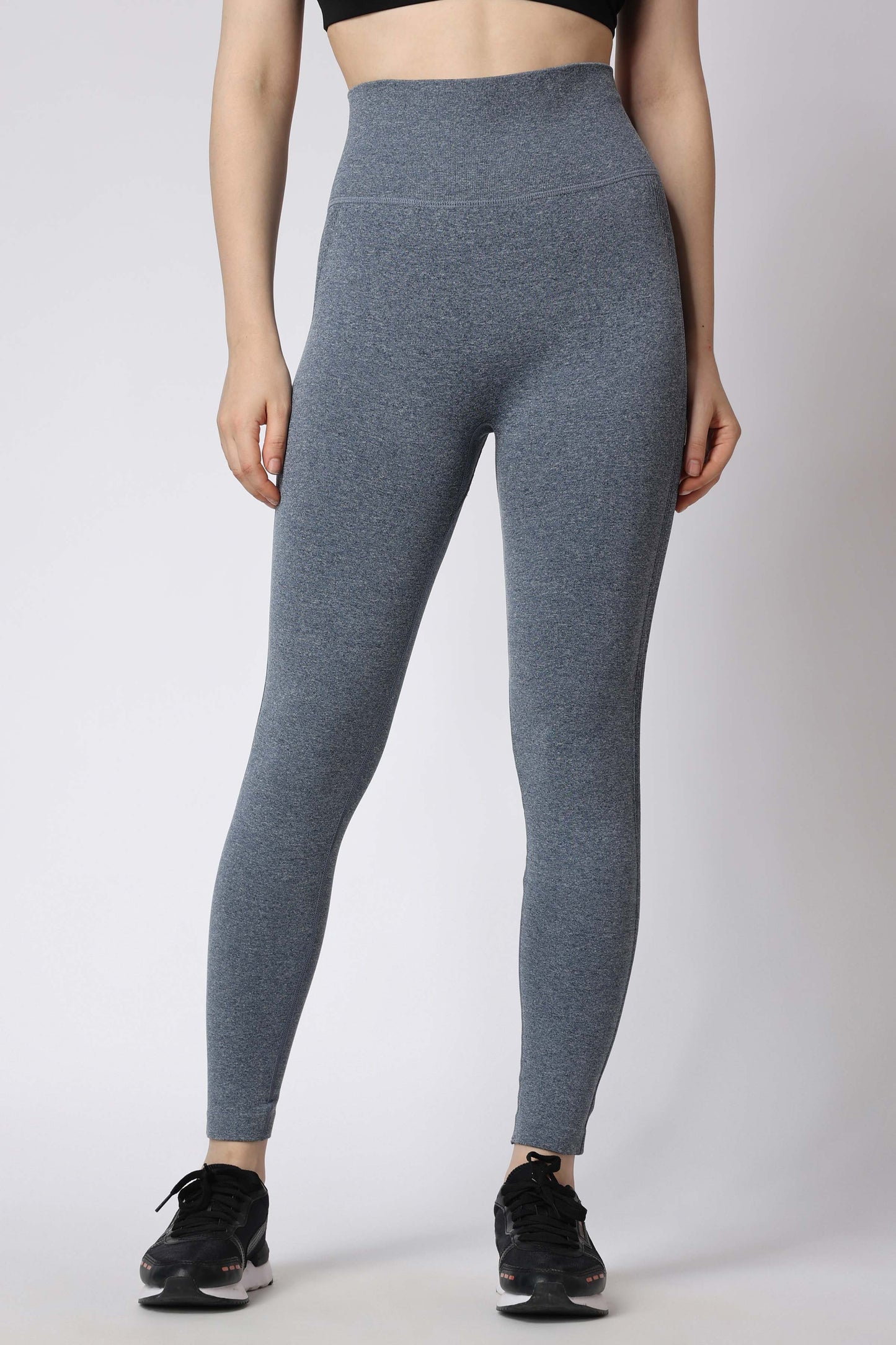 Women's Muse High Waisted Leggings - Blue/Grey
