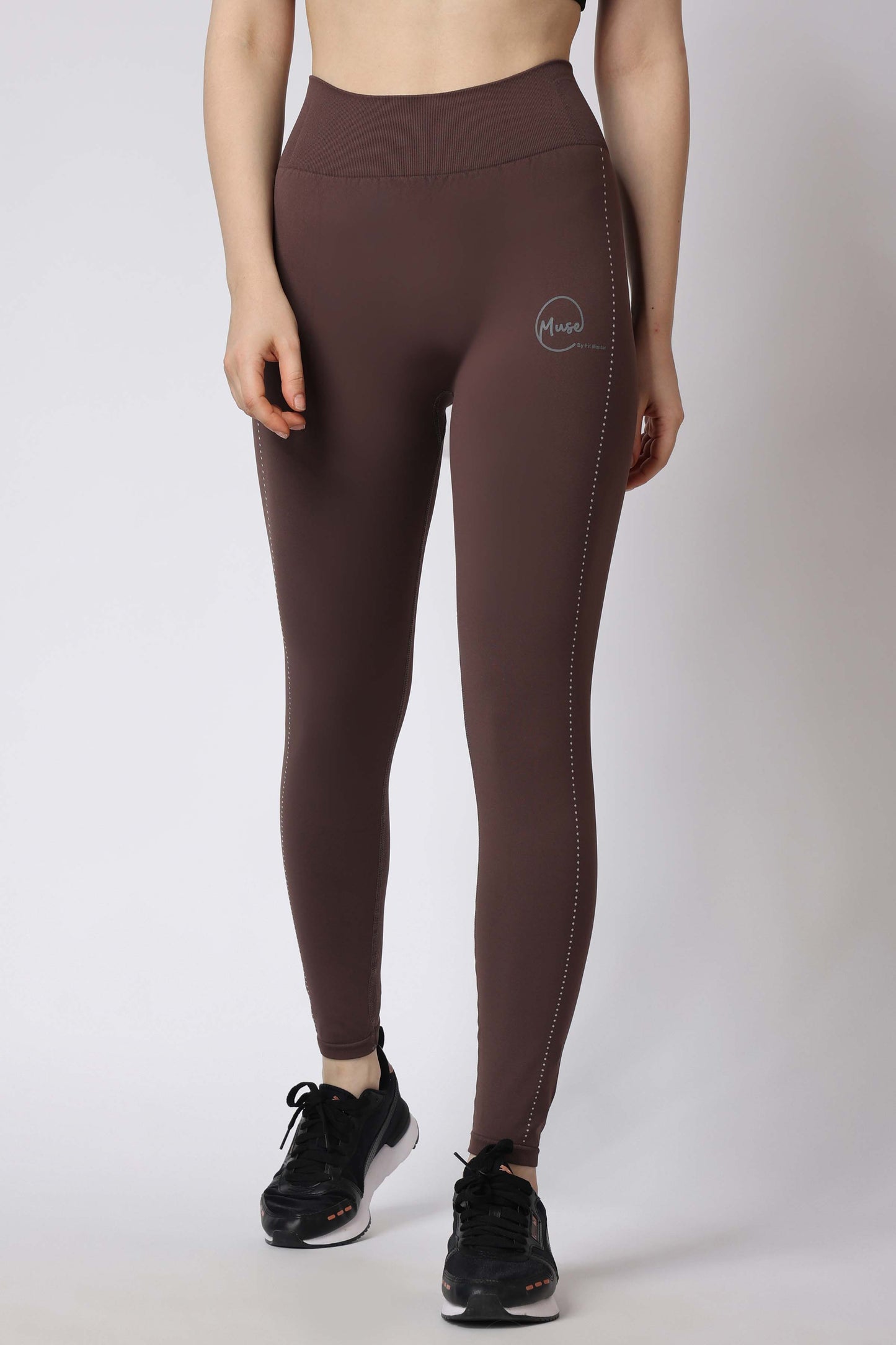 Women's Muse Seamless Leggings - Coffee