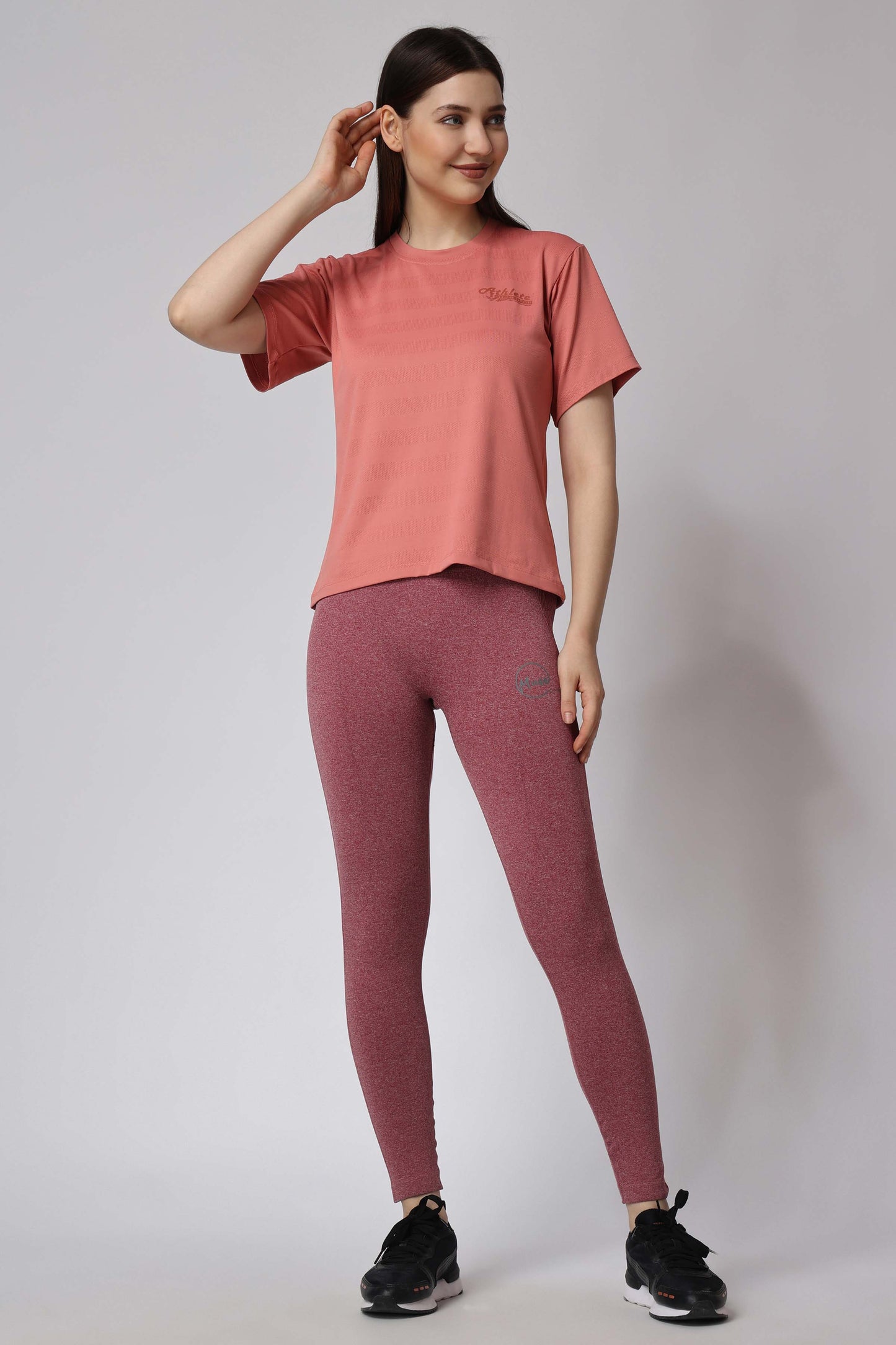 Women's Muse Seamless Leggings - Dark Red