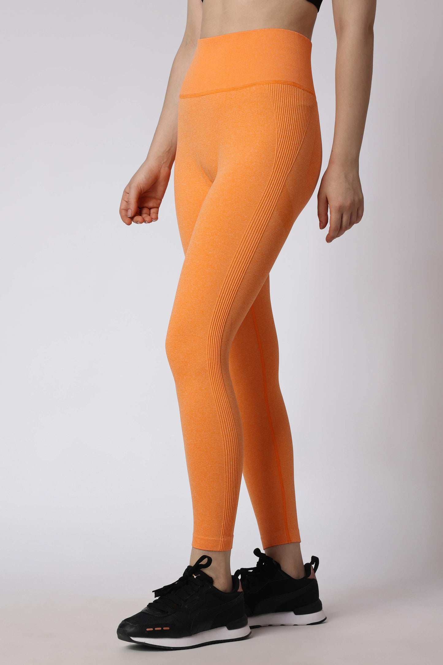 Women's Muse Seamless Leggings - Orange