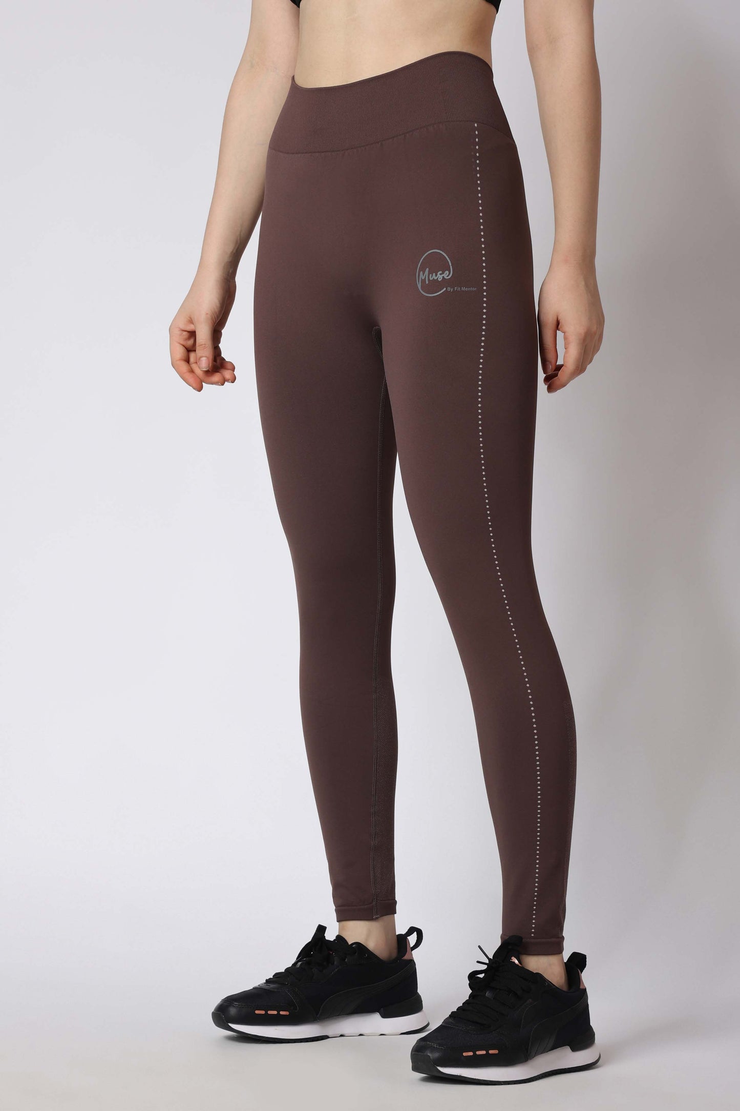 Women's Muse Seamless Leggings - Coffee