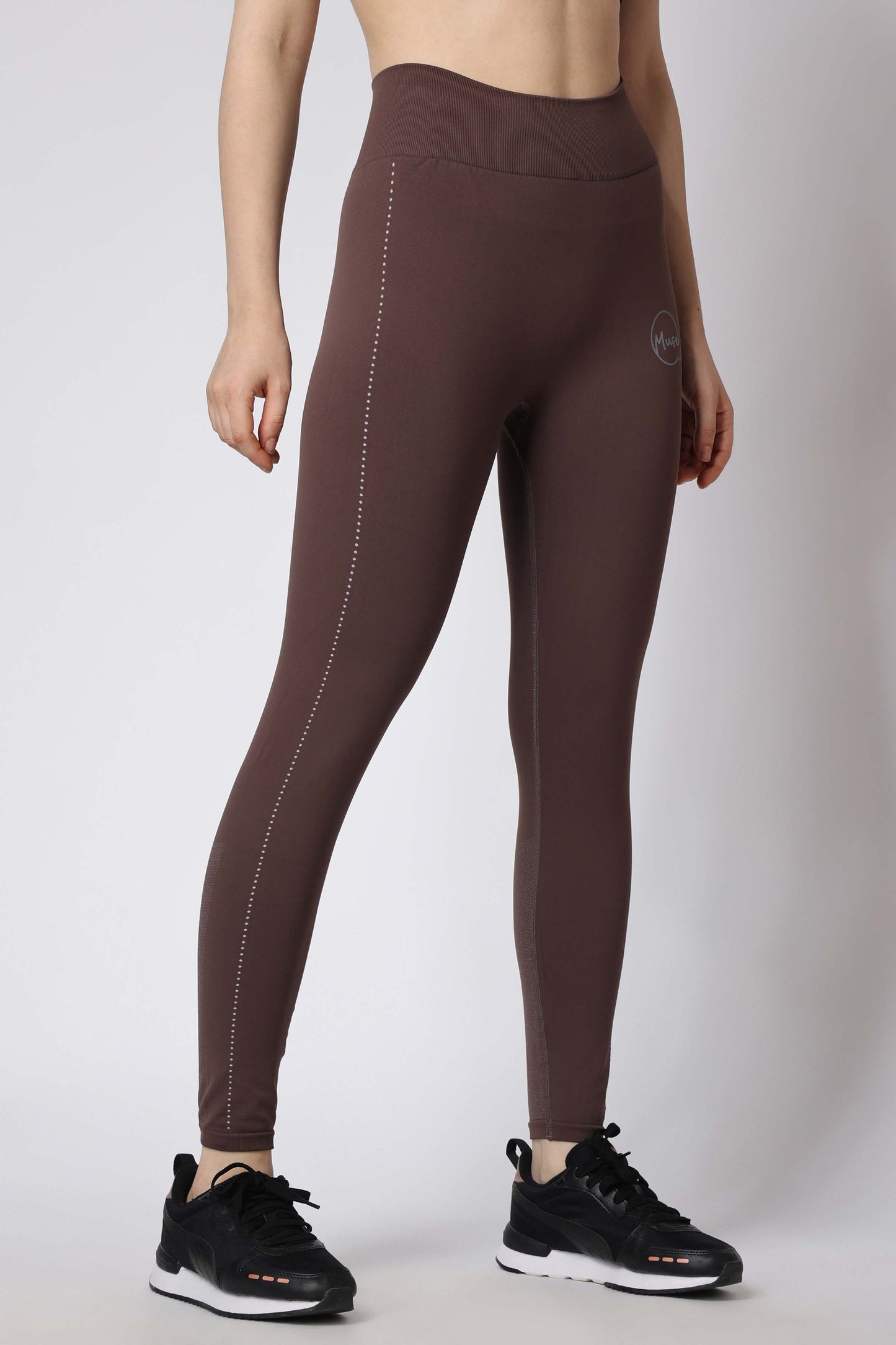 Women's Muse Seamless Leggings - Coffee