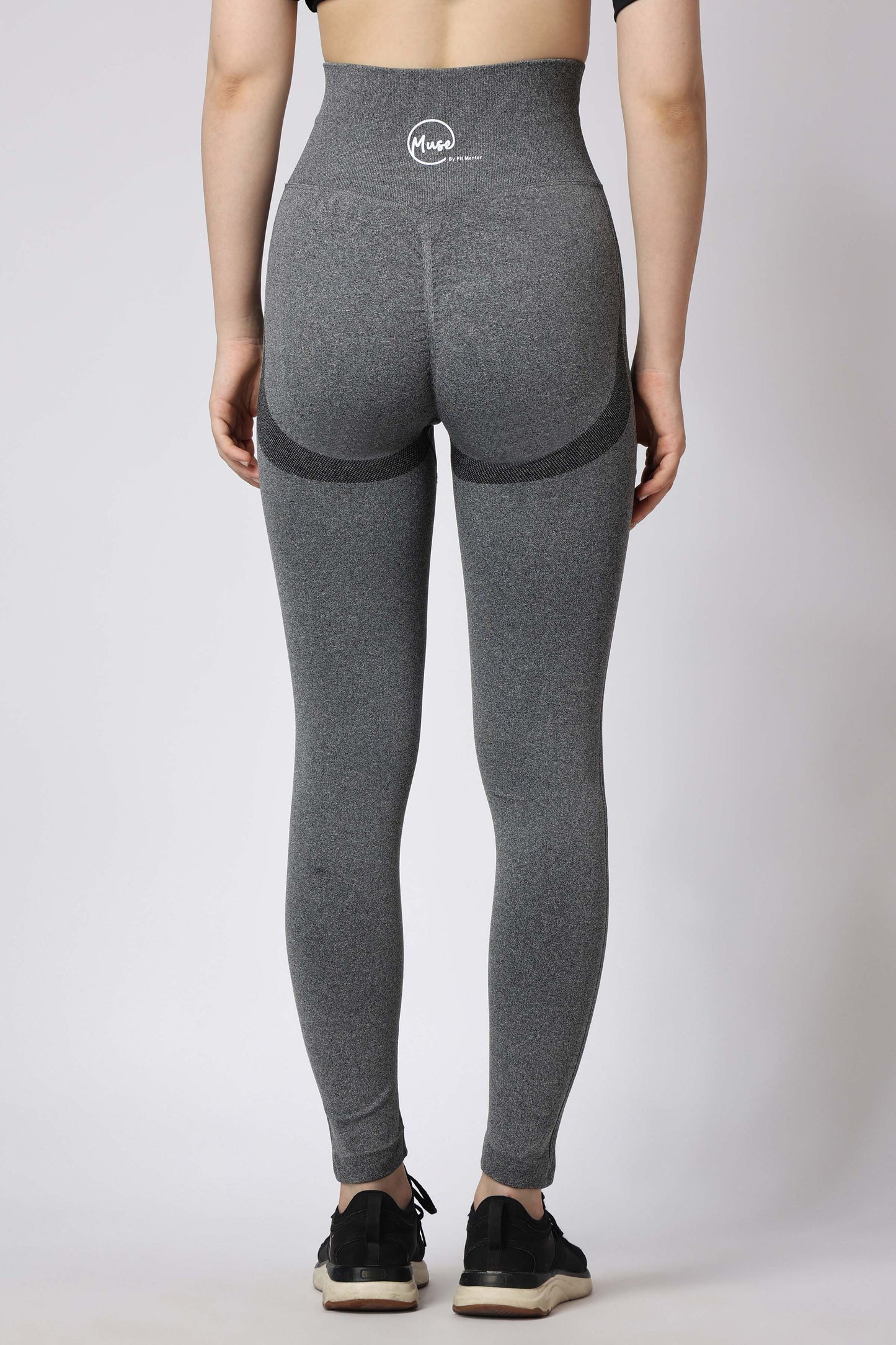 Women's Muse Seamless Leggings - Dark Grey