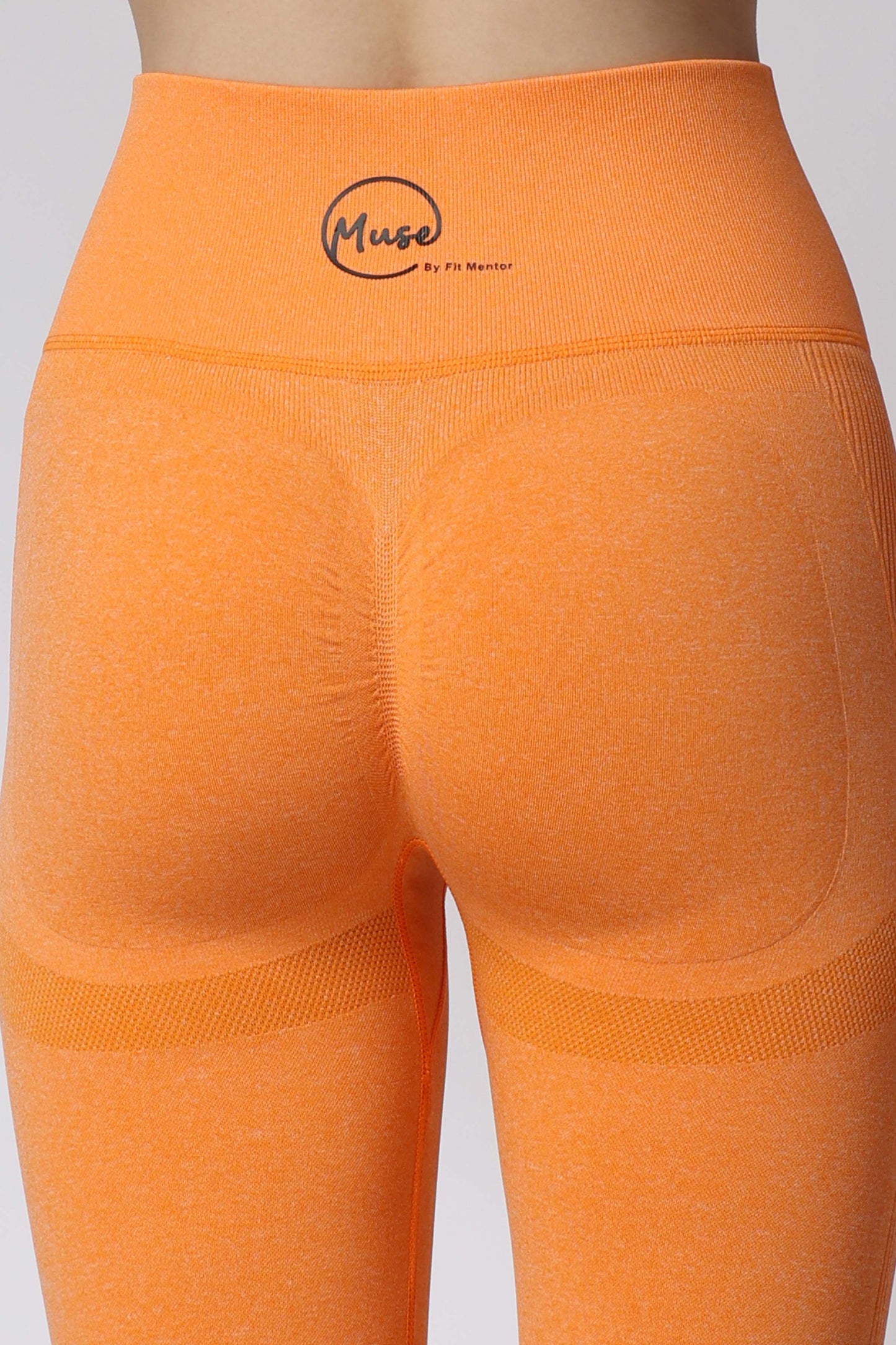 Women's Muse Seamless Leggings - Orange