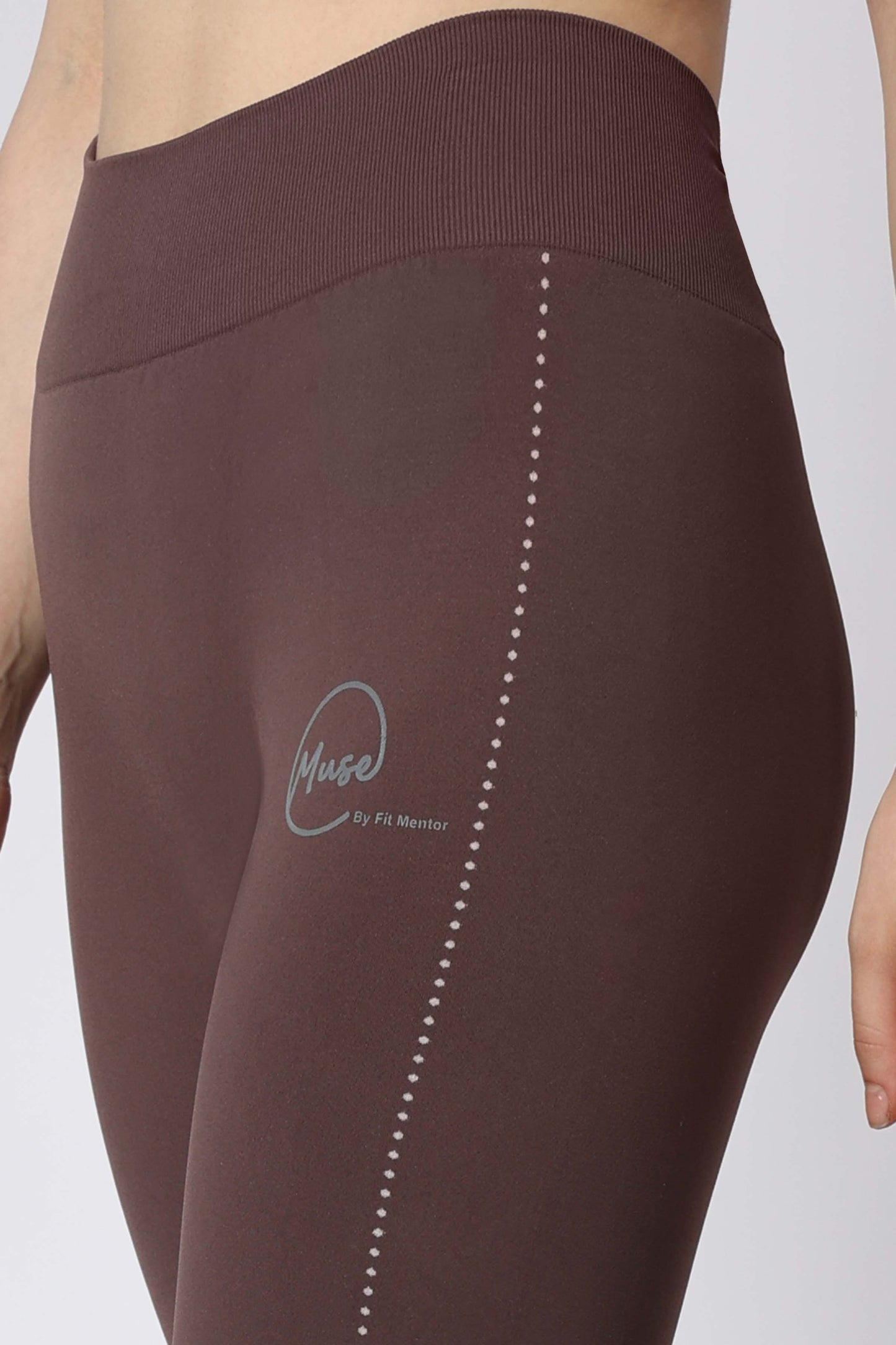 Women's Muse Seamless Leggings - Coffee