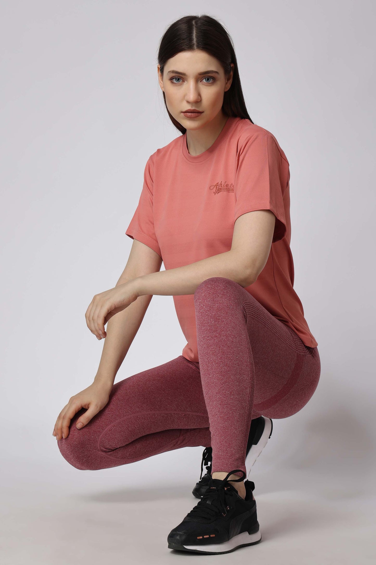 Women's Muse Seamless Leggings - Dark Red