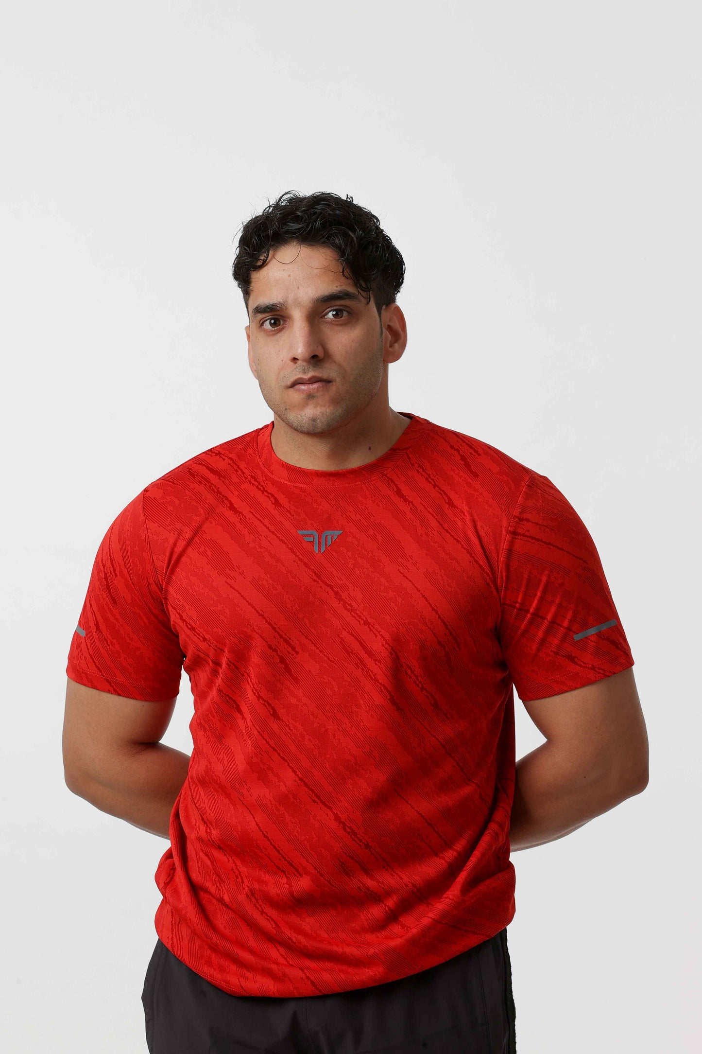 Men's Thunder Workout/Training Tee - Red