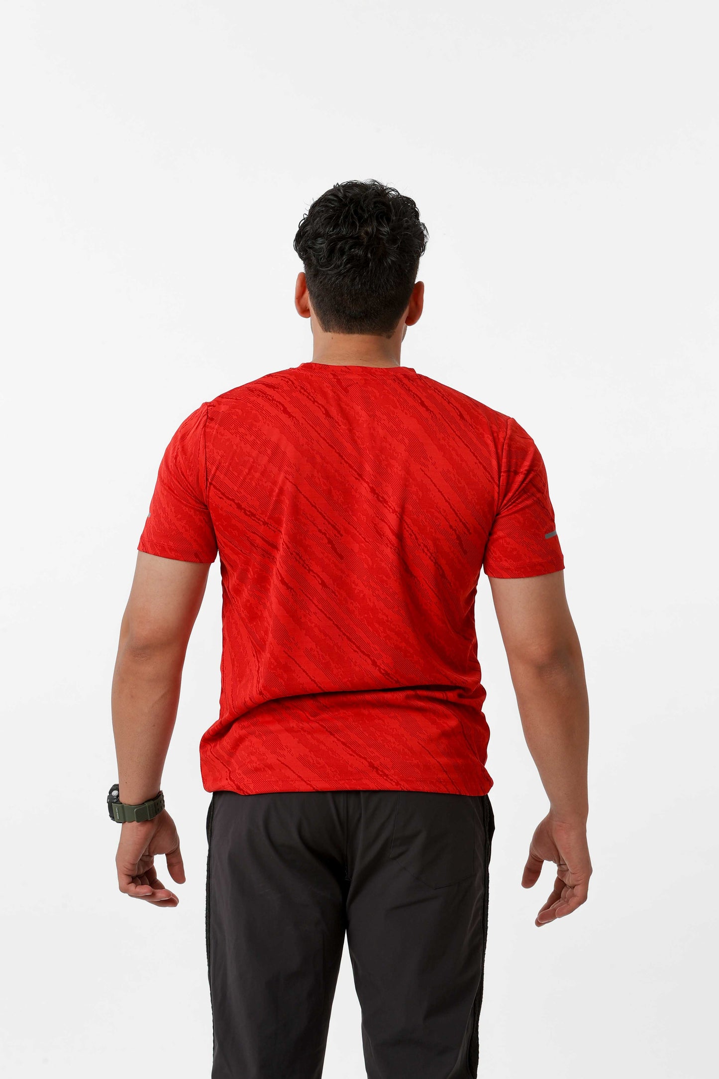 Men's Thunder Workout/Training Tee - Red