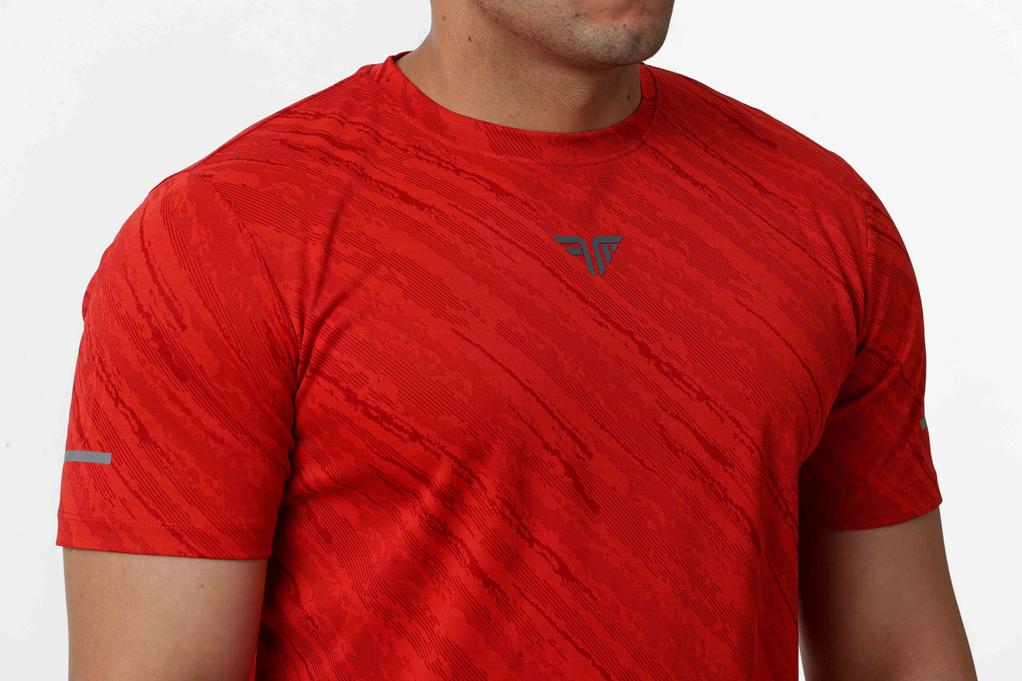 Men's Thunder Workout/Training Tee - Red