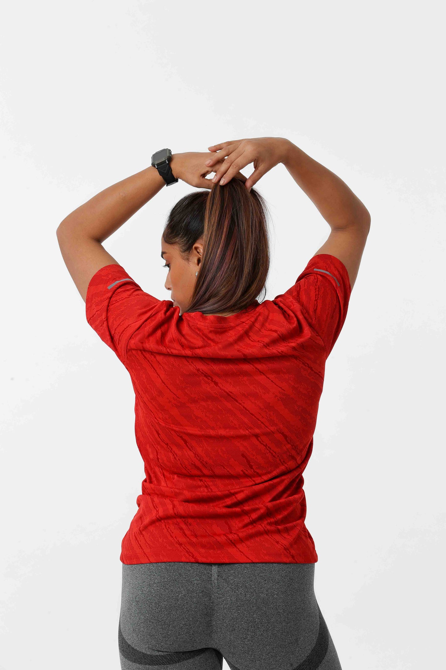 Women's Thunder Workout/Training Tee - Red