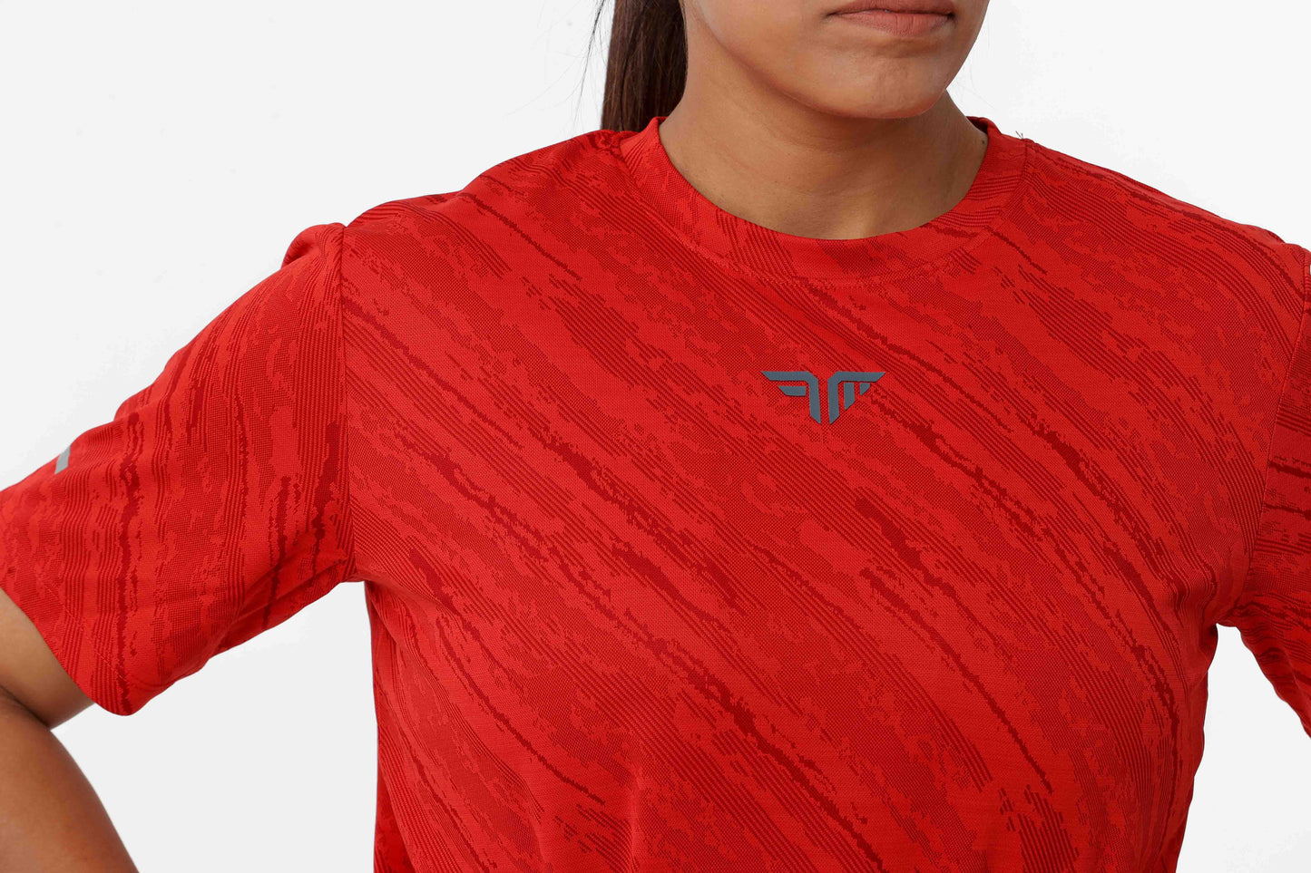 Women's Thunder Workout/Training Tee - Red