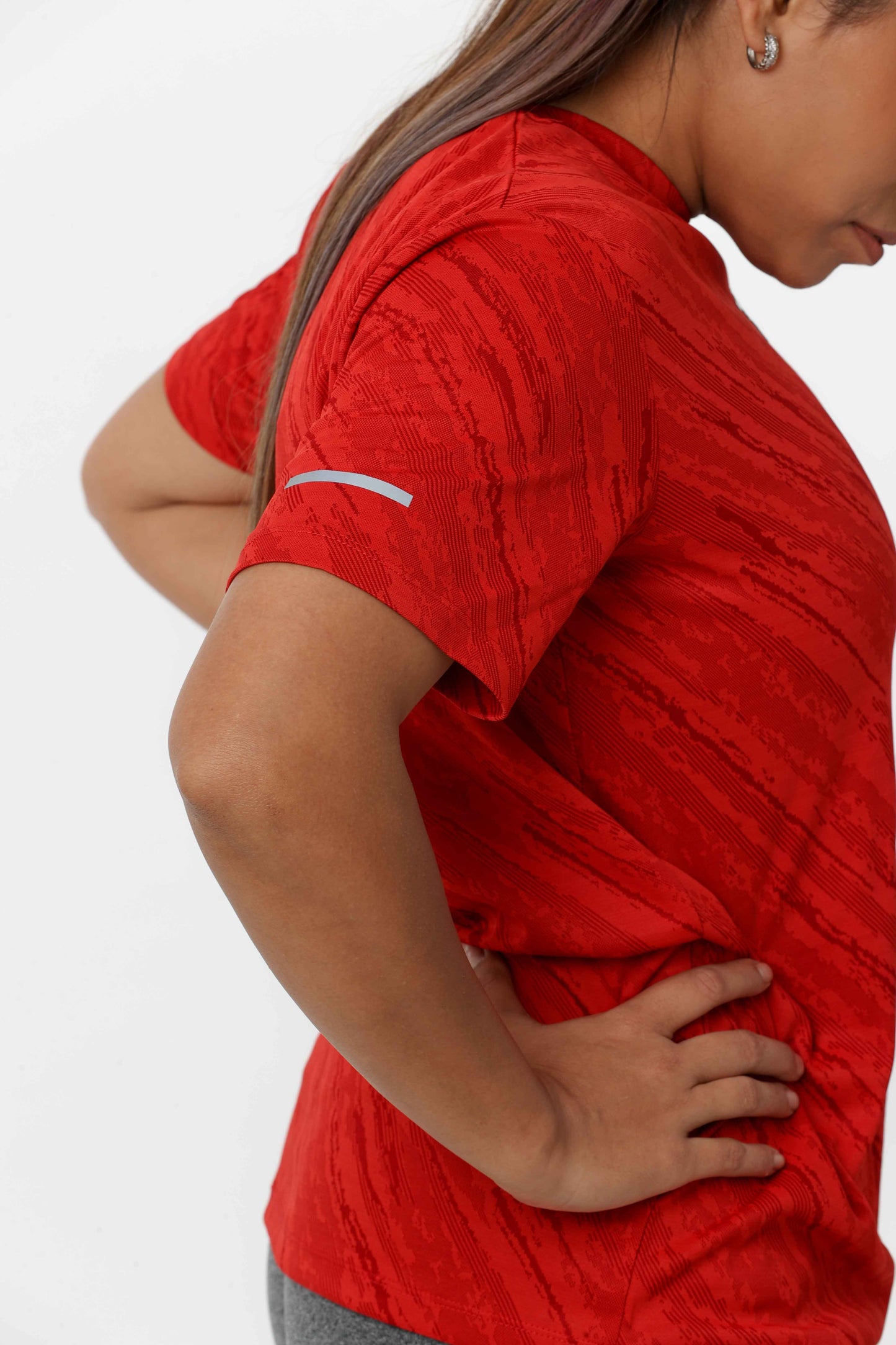 Women's Thunder Workout/Training Tee - Red