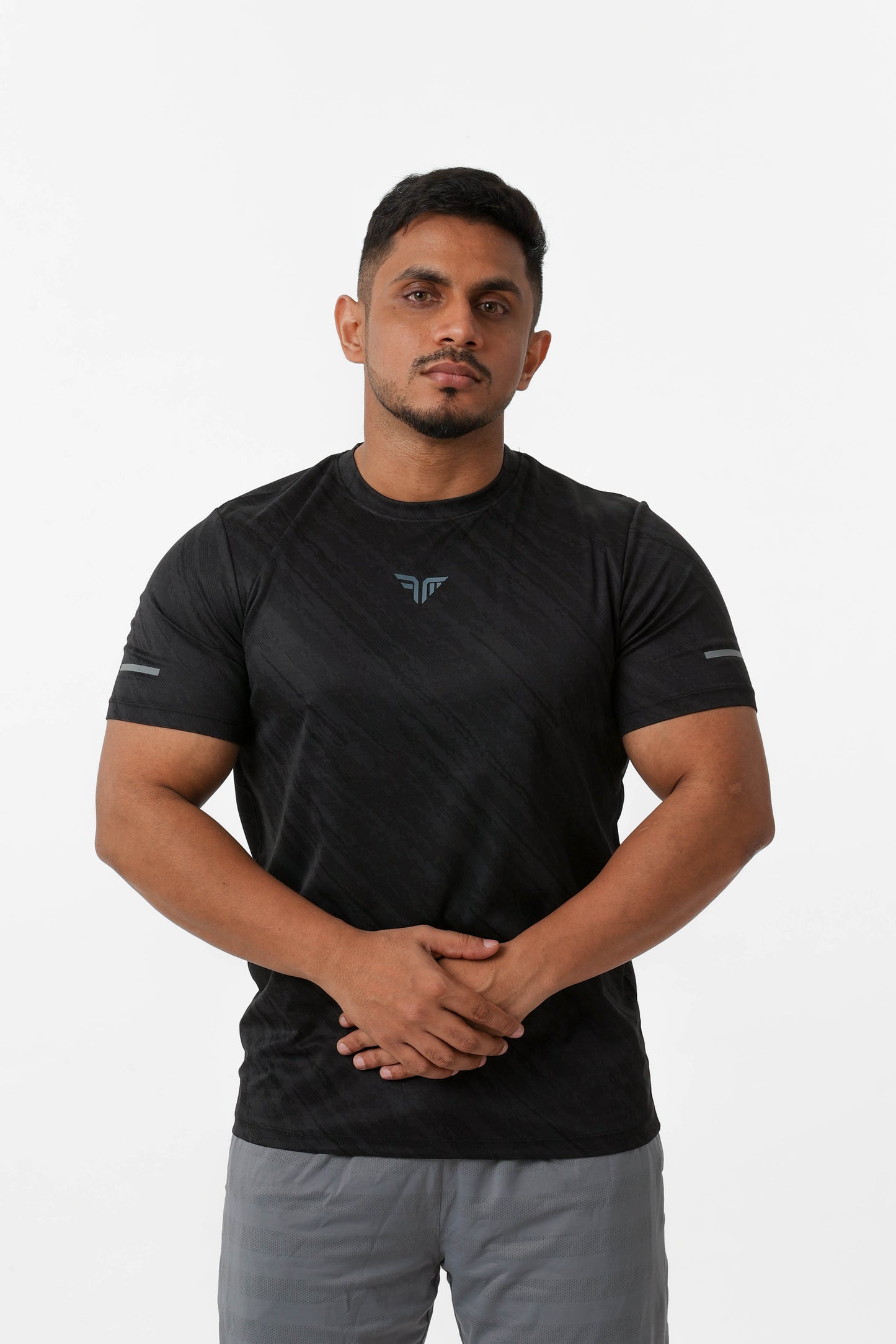Men's Thunder Workout/Training Tee - Black