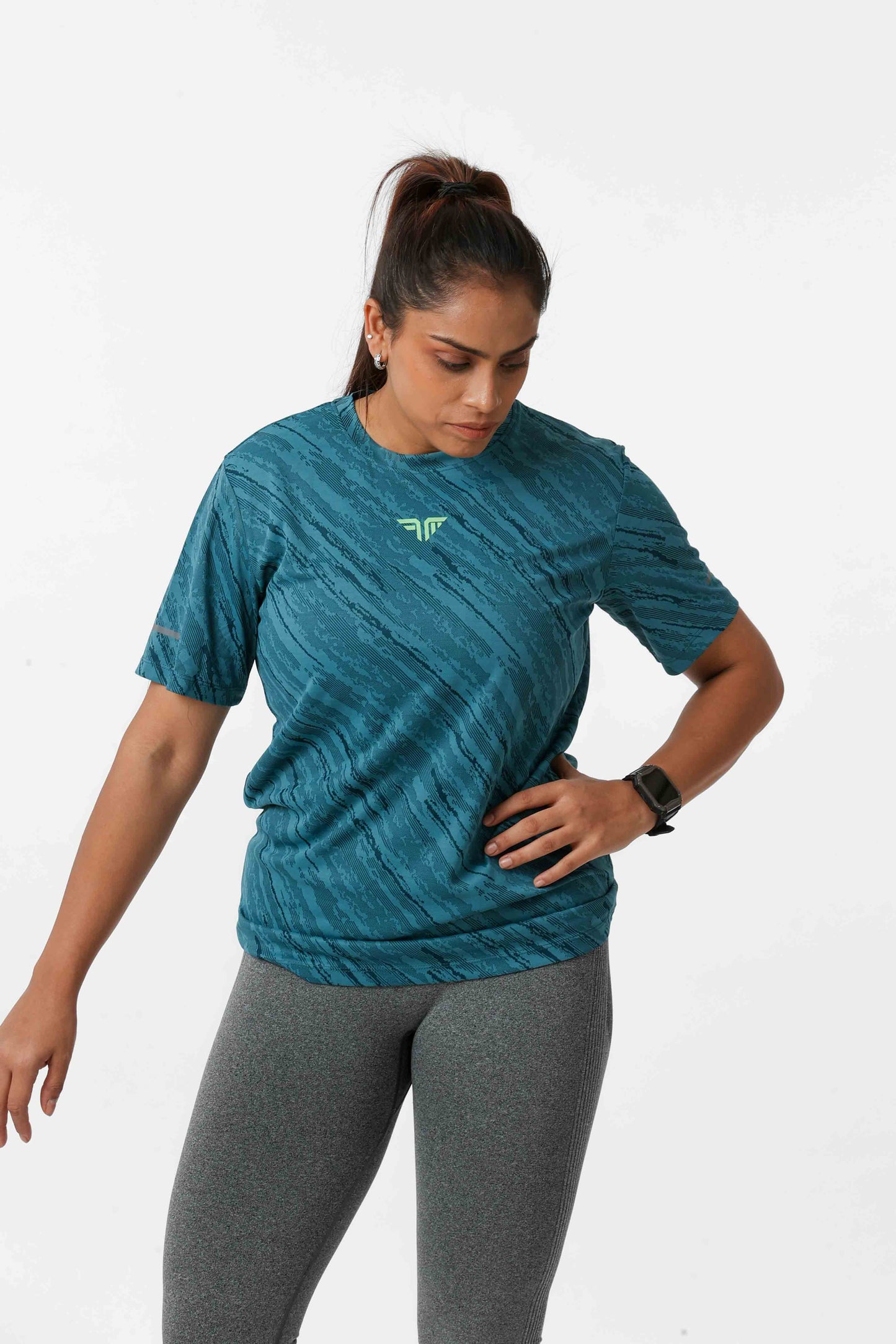 Women's Thunder Workout/Training Tee - Blue