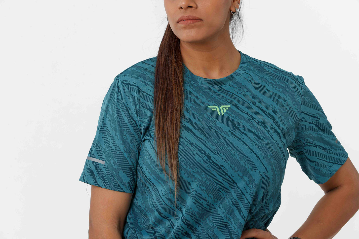 Women's Thunder Workout/Training Tee - Blue