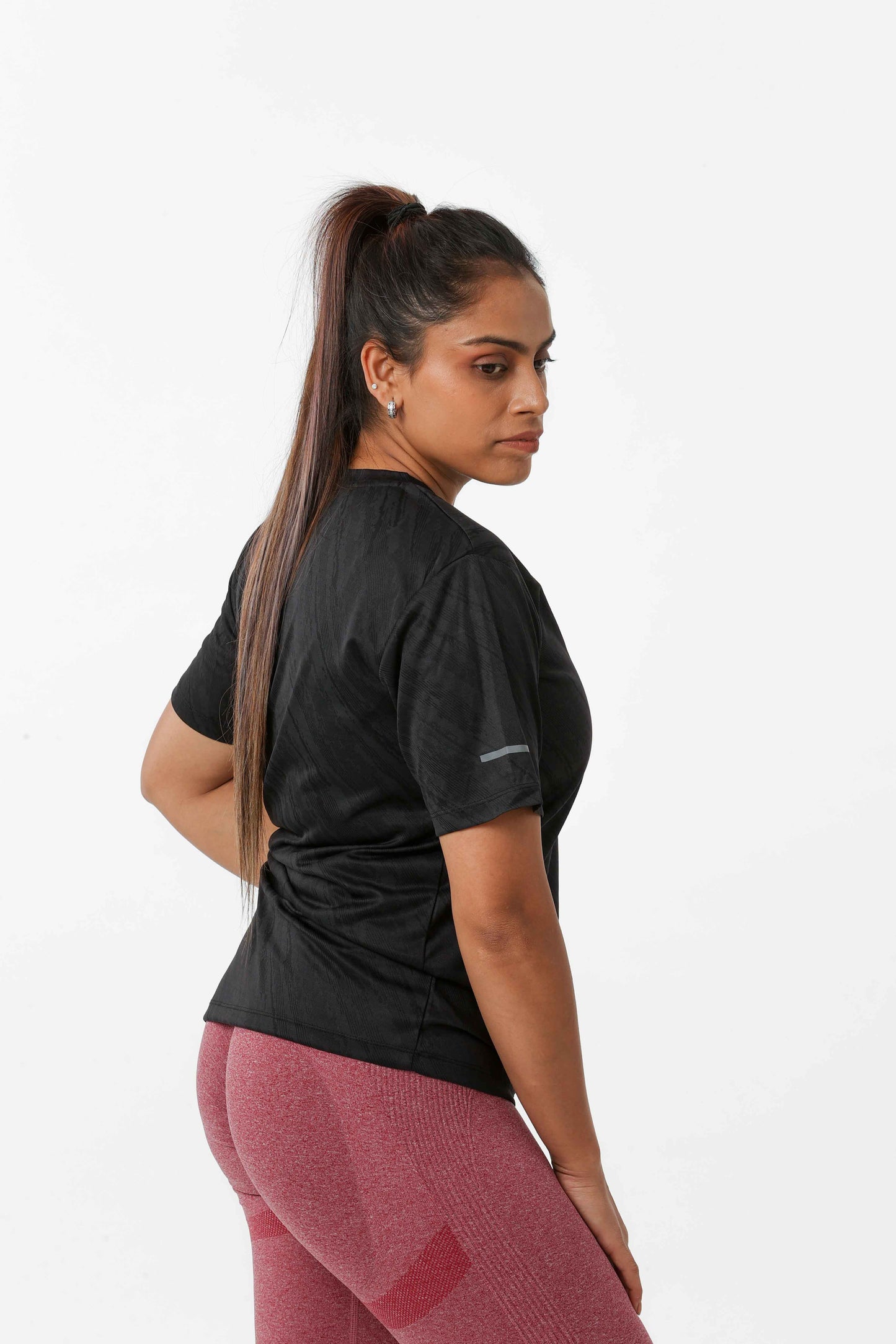 Women's Thunder Workout/Training Tee - Black