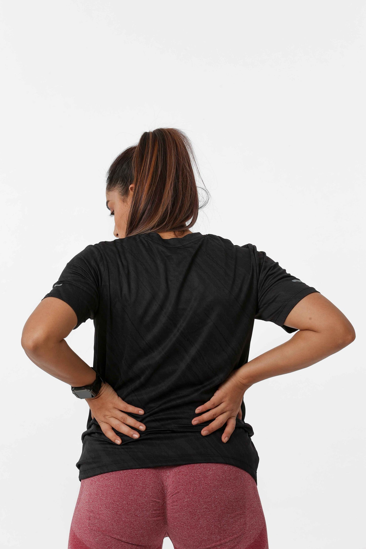 Women's Thunder Workout/Training Tee - Black