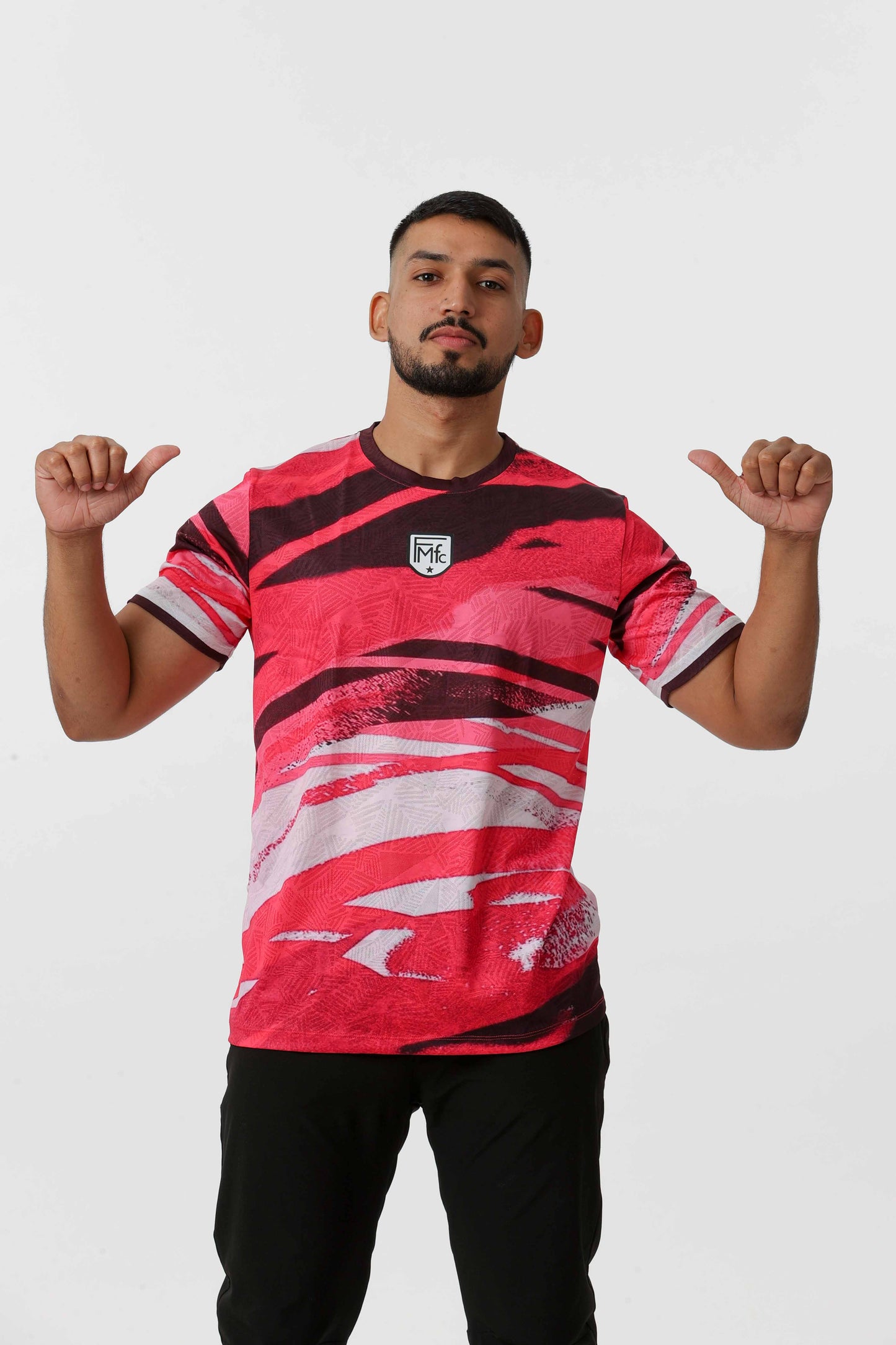Unisex Customised Sports Jersey - Pink Tsunami