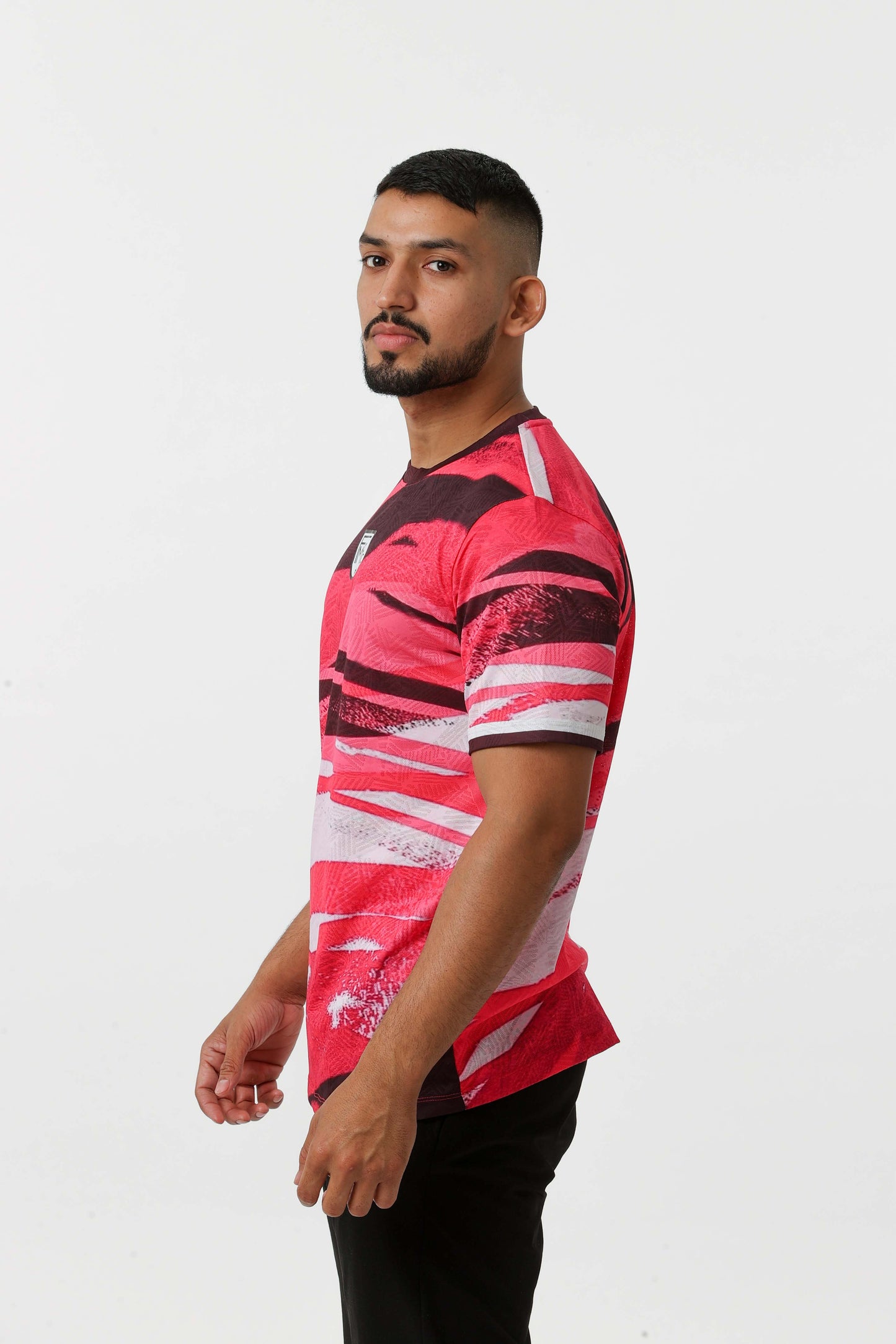 Unisex Customised Sports Jersey - Pink Tsunami