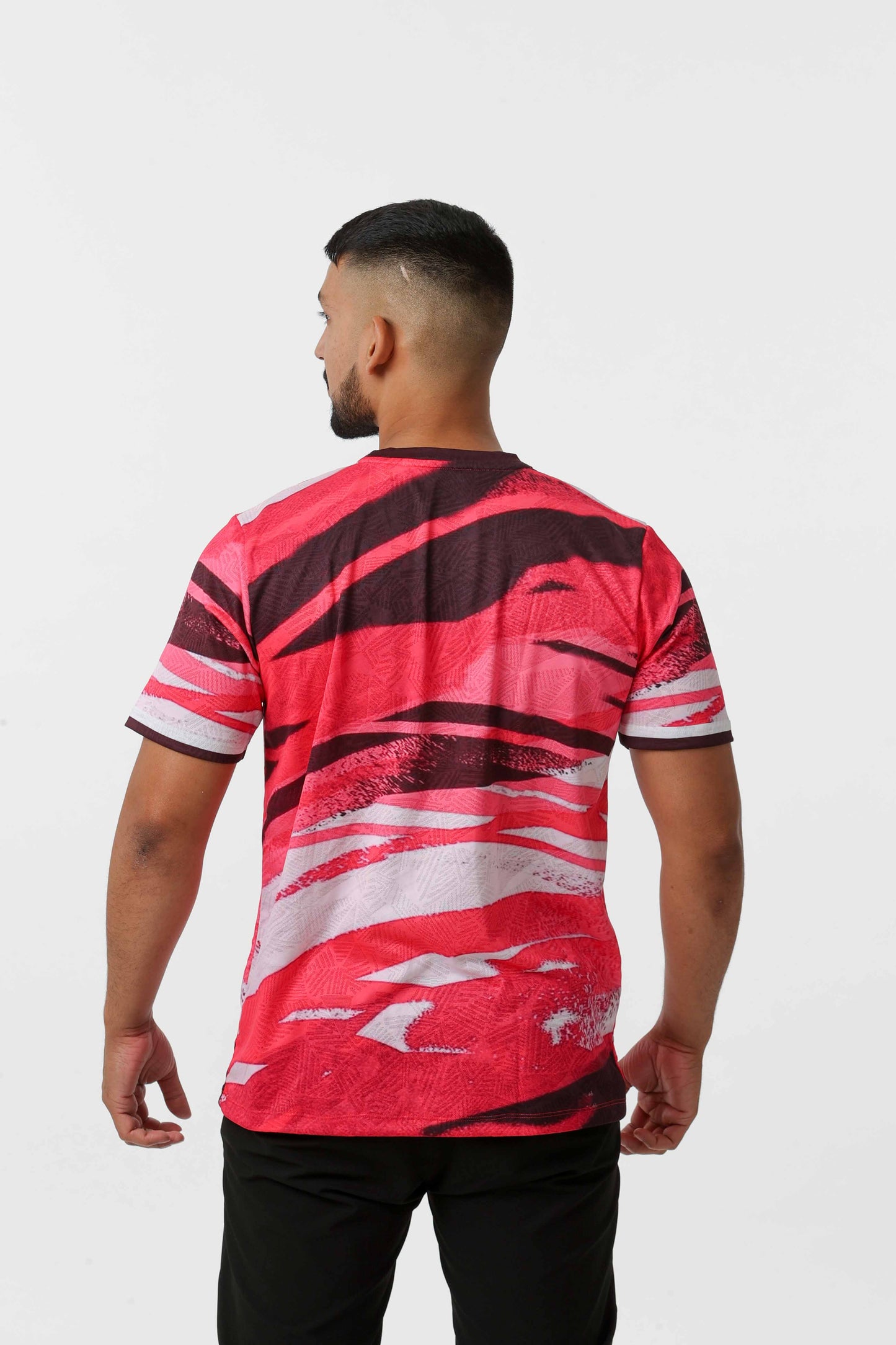 Unisex Customised Sports Jersey - Pink Tsunami