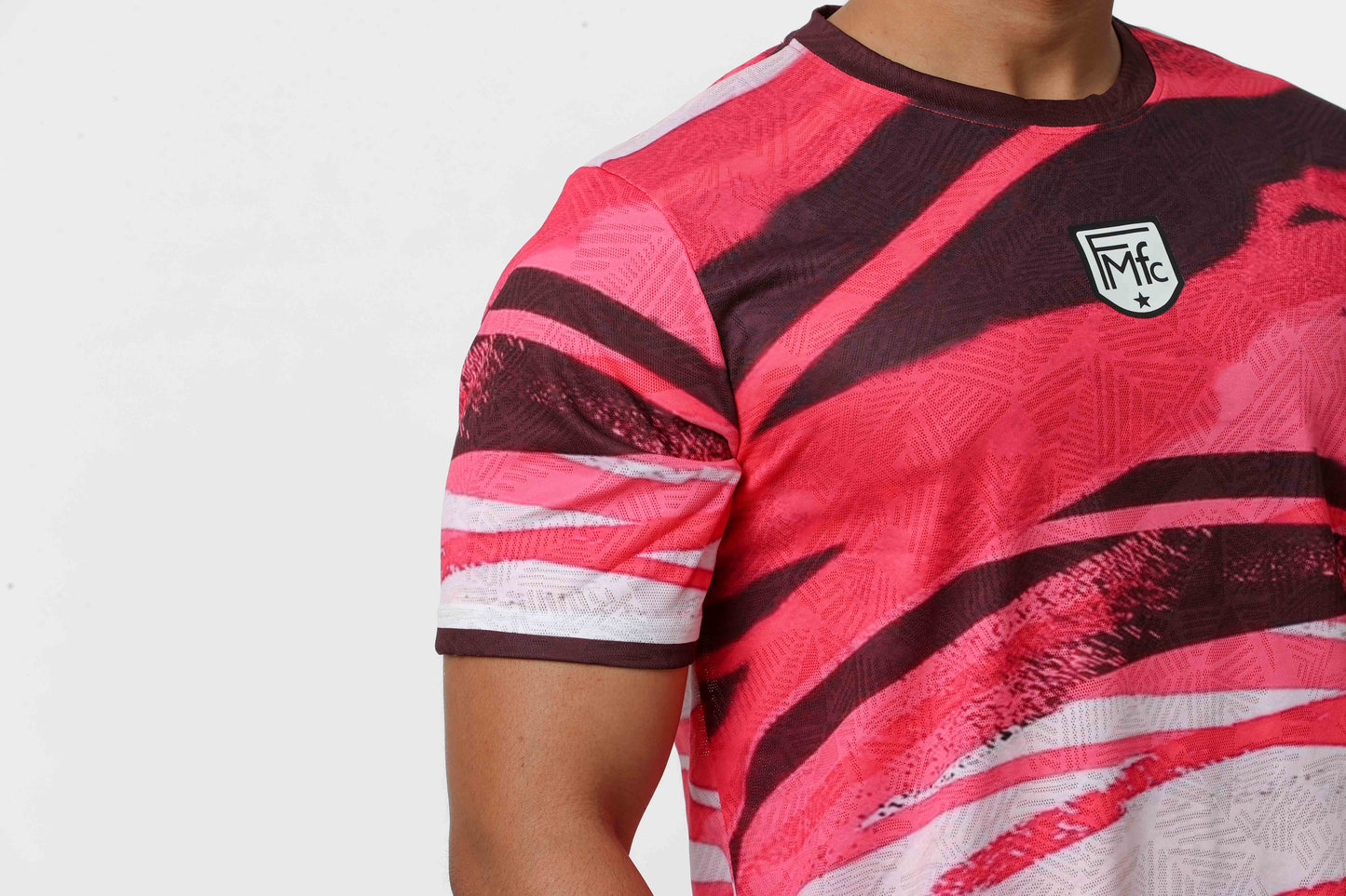 Unisex Customised Sports Jersey - Pink Tsunami