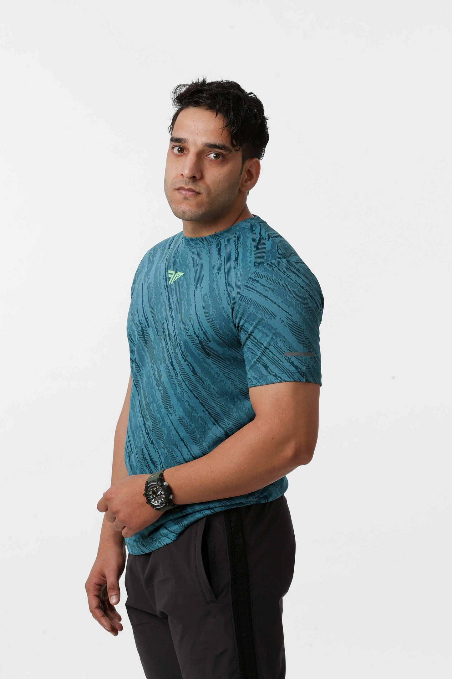 Men's Thunder Workout/Training Tee - Blue