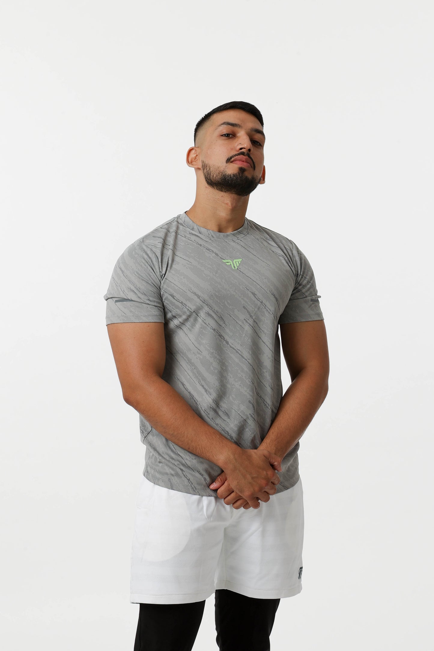 Men's Thunder Workout/Training Tee - Light Grey