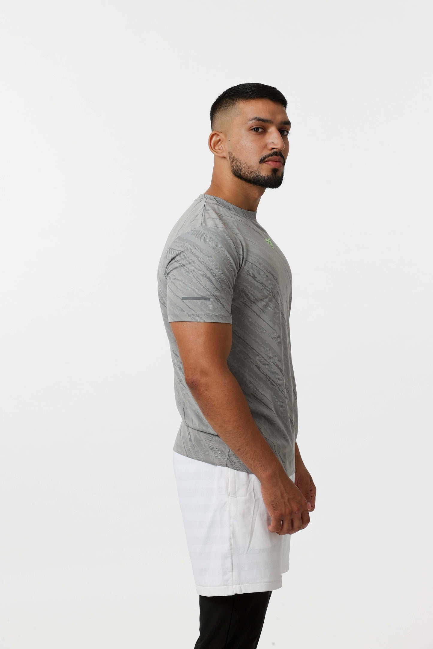 Men's Thunder Workout/Training Tee - Light Grey