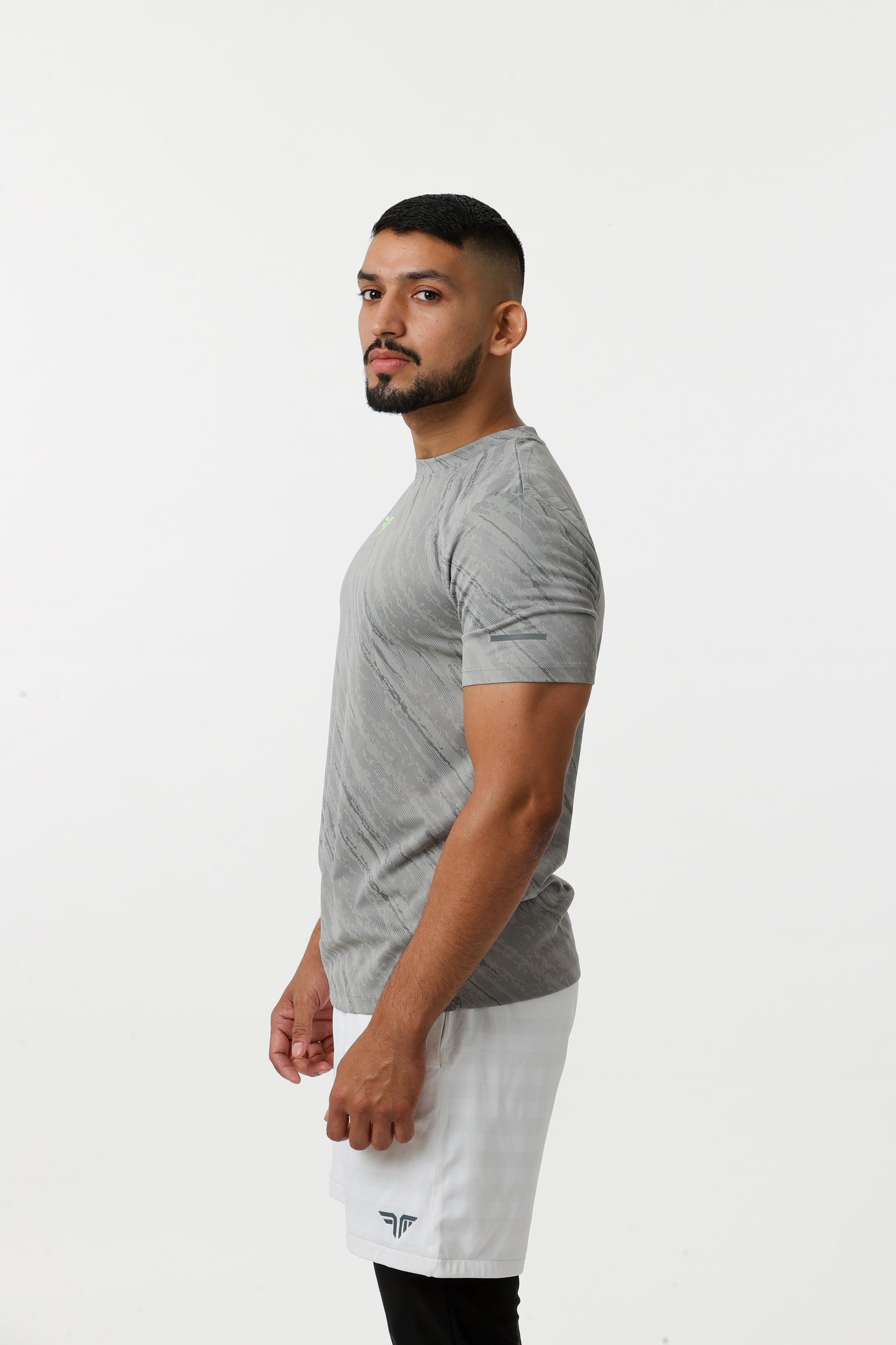Men's Thunder Workout/Training Tee - Light Grey