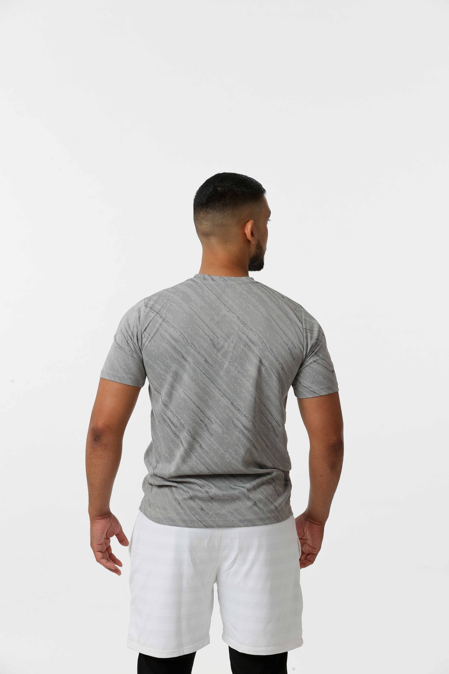 Men's Thunder Workout/Training Tee - Light Grey