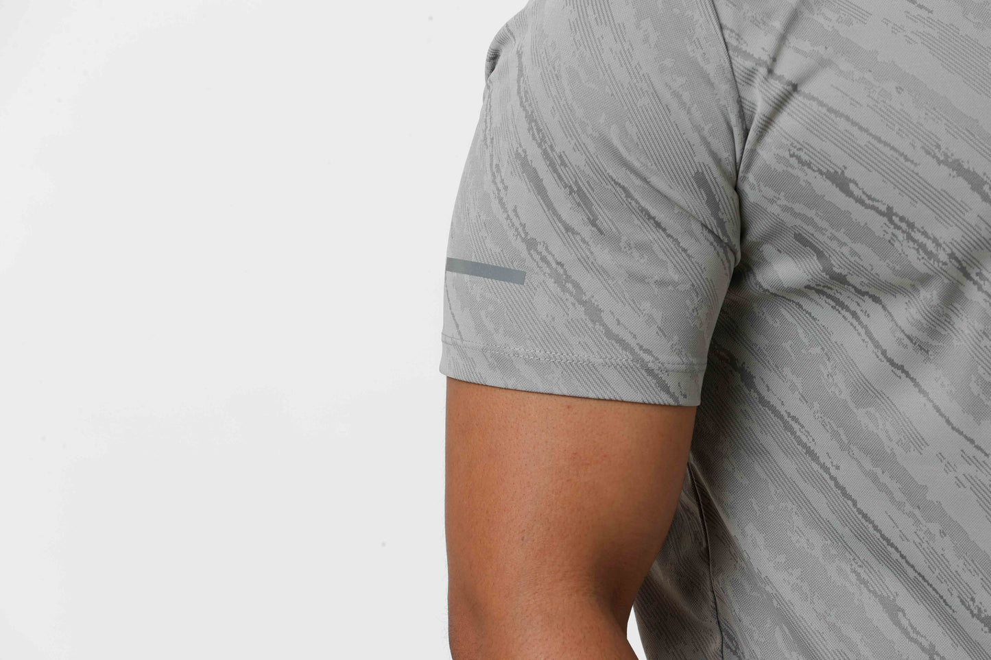 Men's Thunder Workout/Training Tee - Light Grey