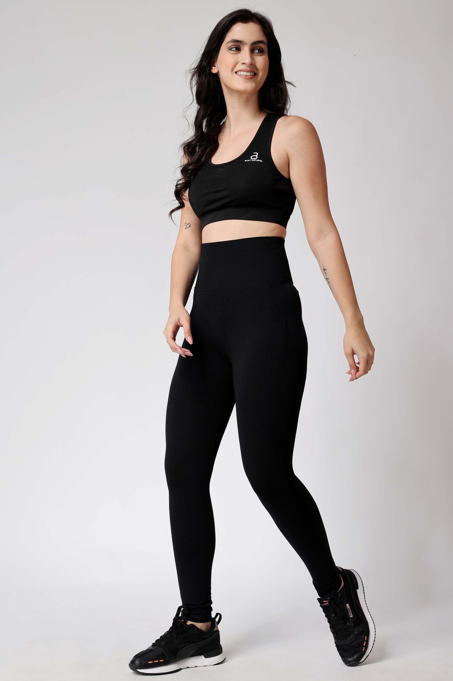 Women’s Muse High Waisted Leggings – Black