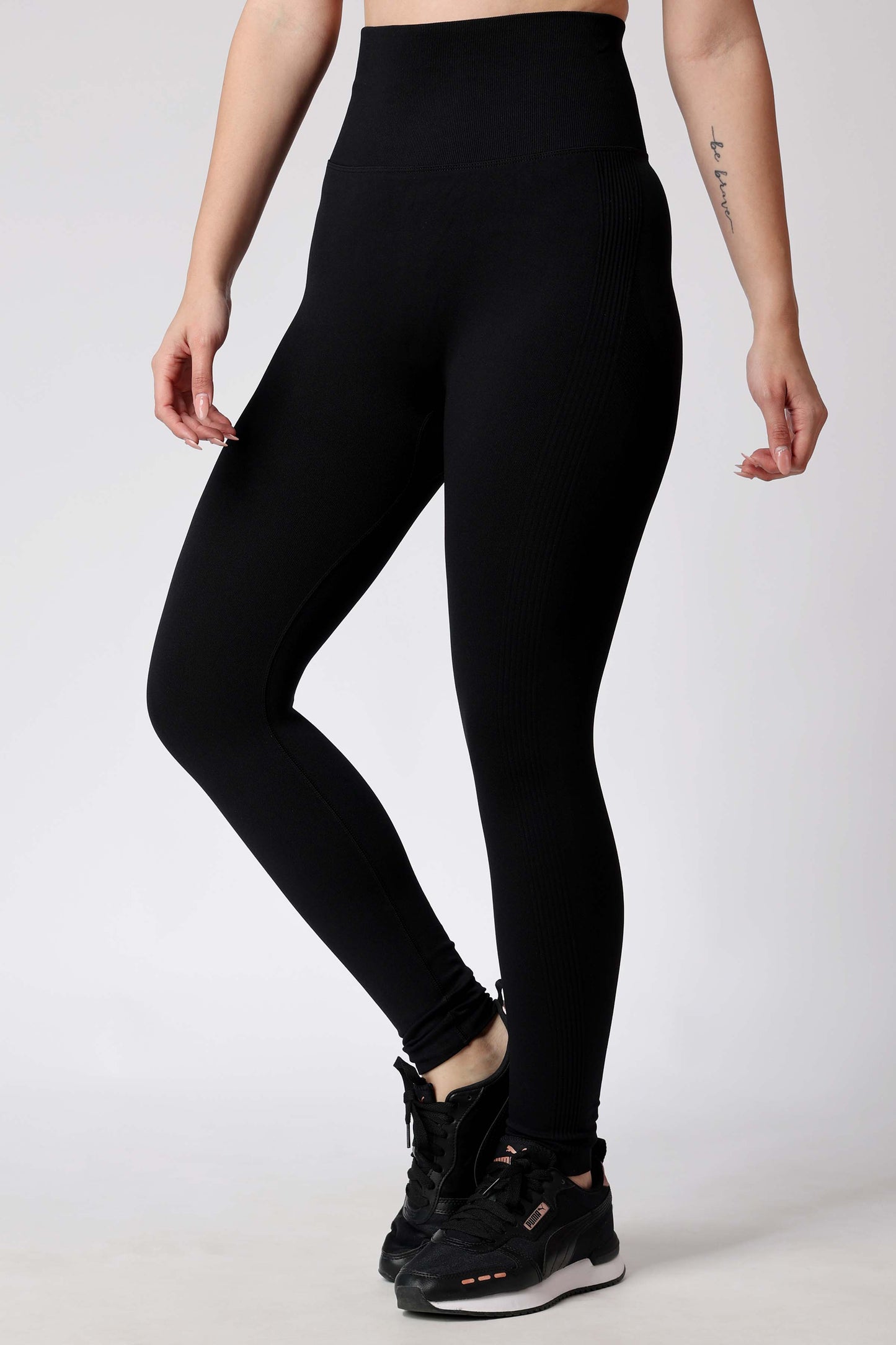 Women’s Muse High Waisted Leggings – Black