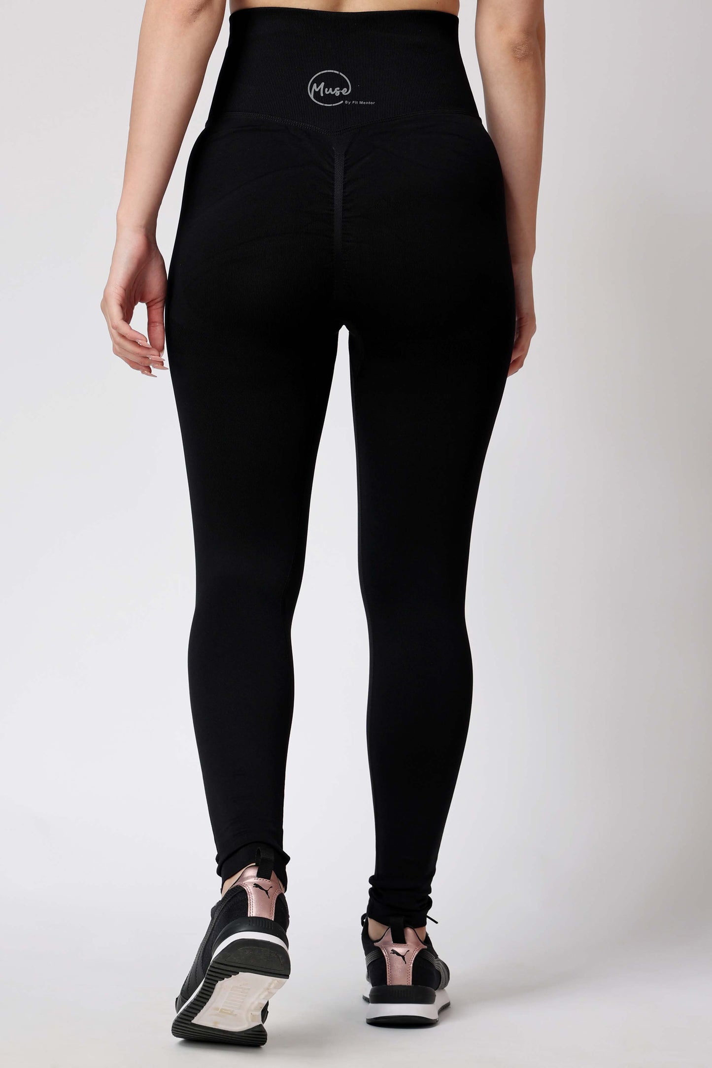 Women’s Muse High Waisted Leggings – Black