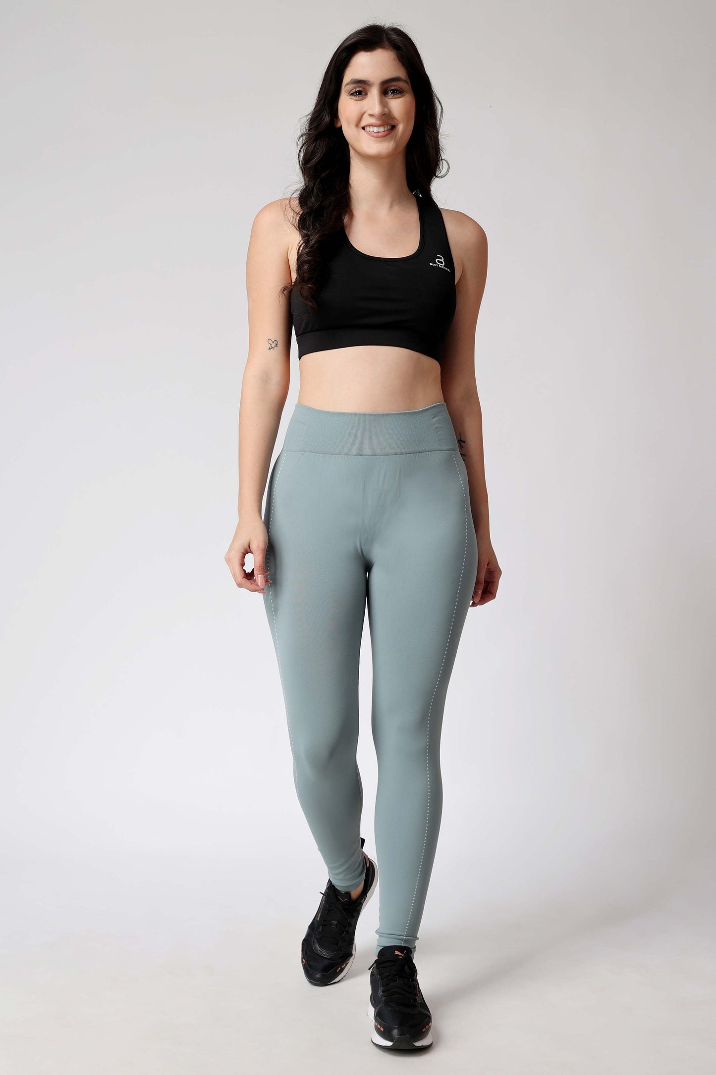 Women's Muse Seamless Leggings - Light Green