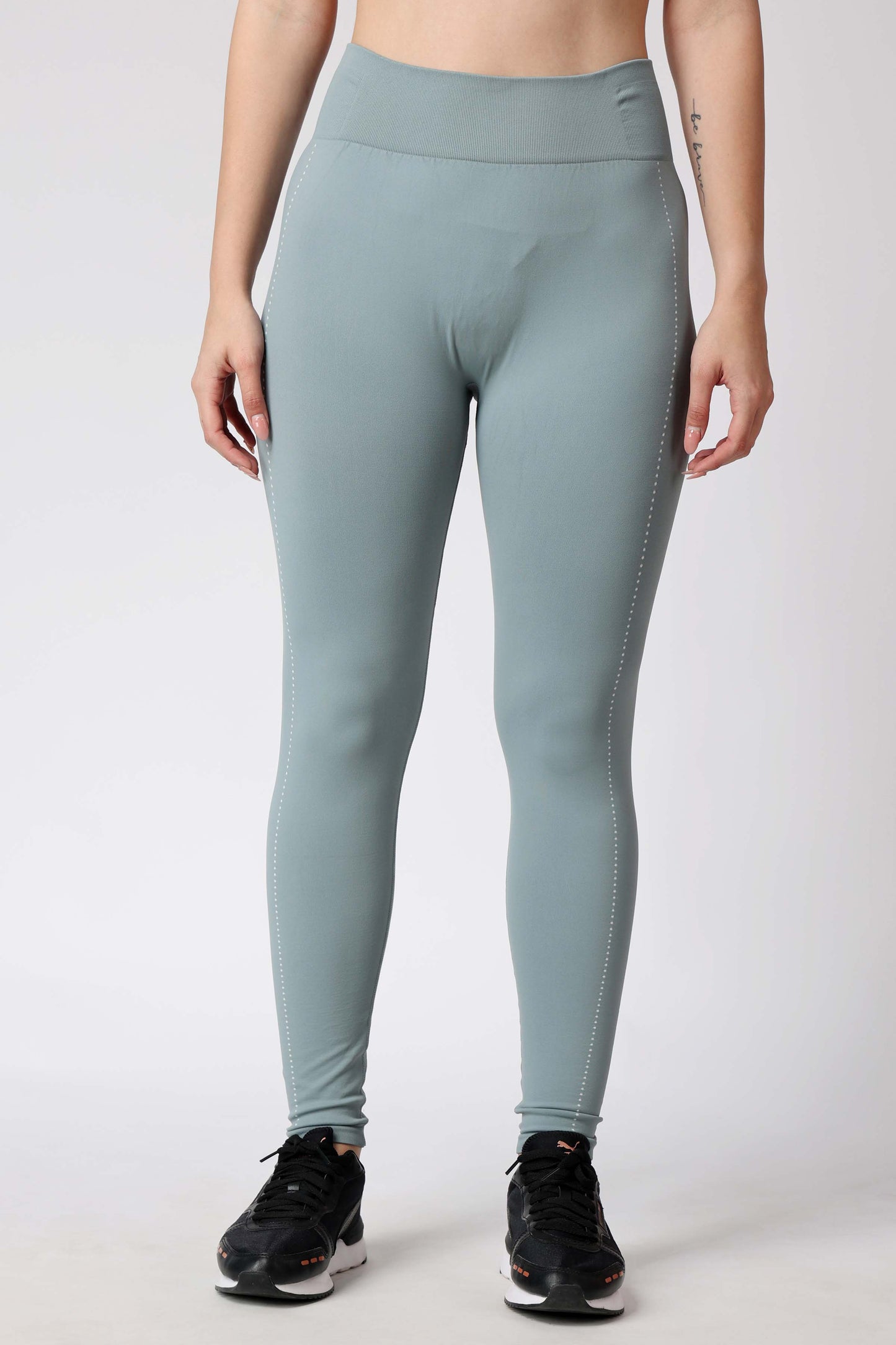 Women's Muse Seamless Leggings - Light Green