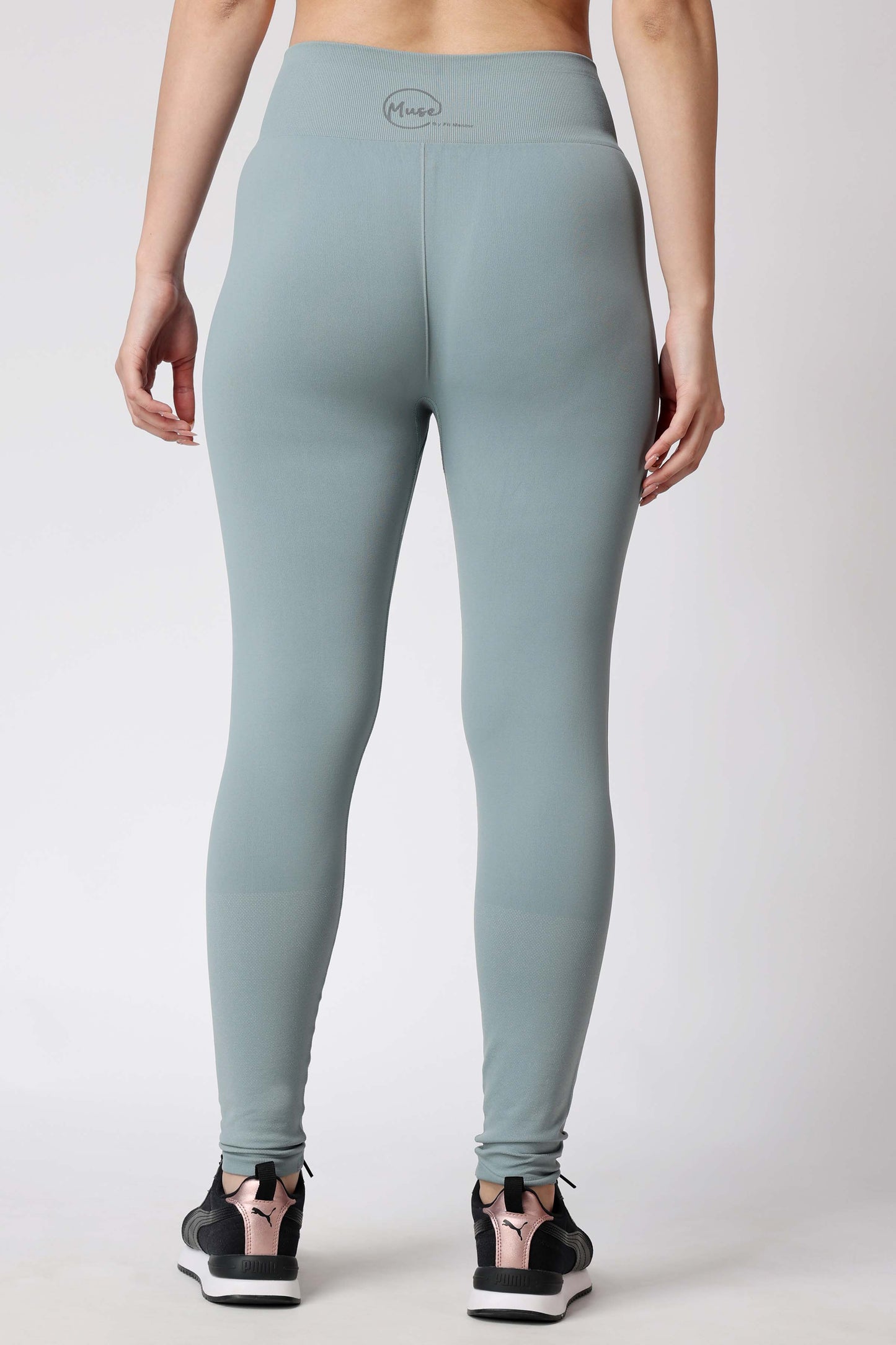 Women's Muse Seamless Leggings - Light Green