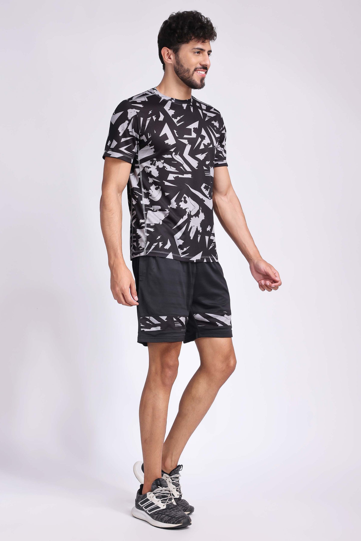 Men's Onyx Tennis Coord Set - Black