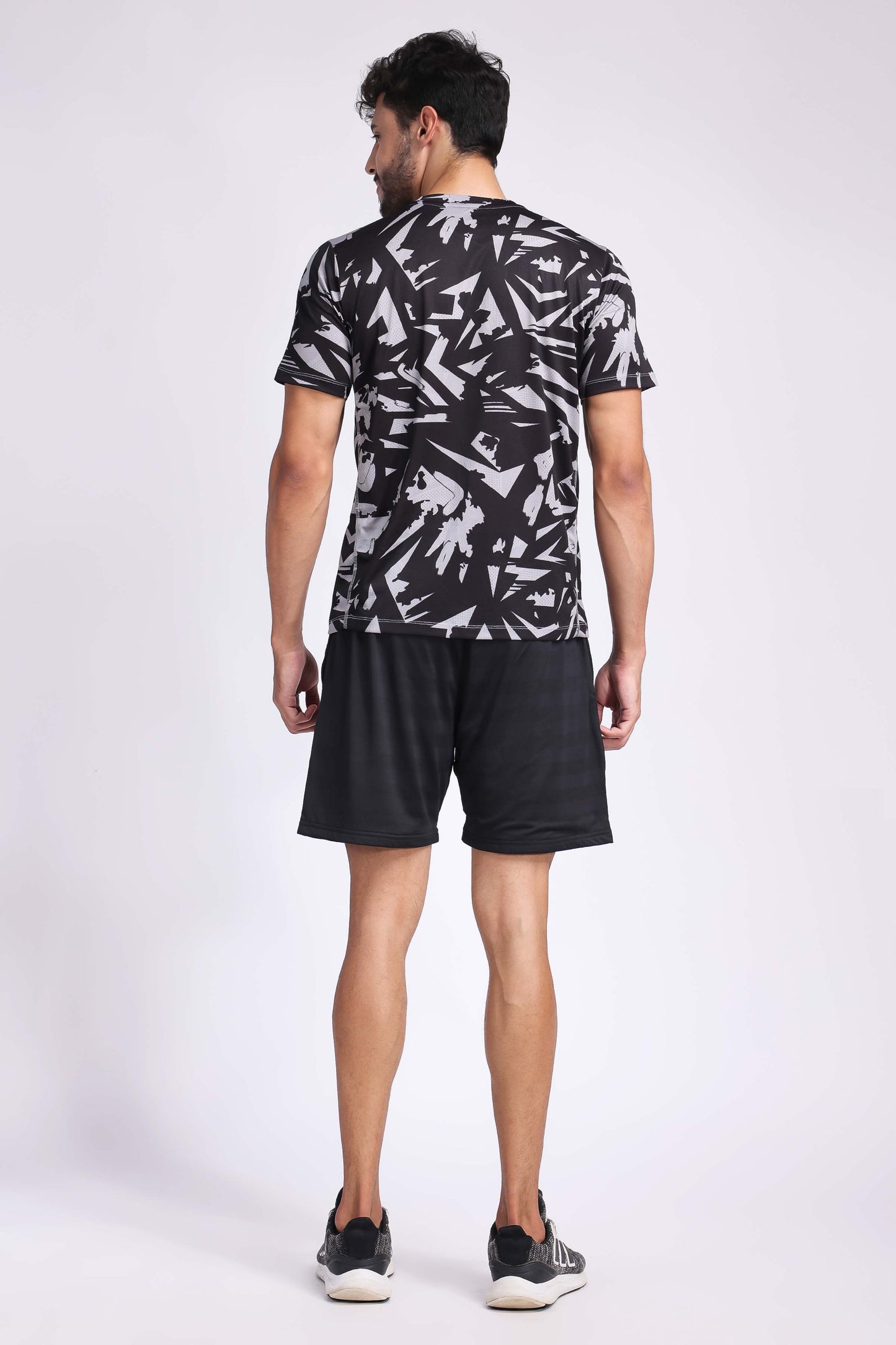 Men's Onyx Tennis Coord Set - Black