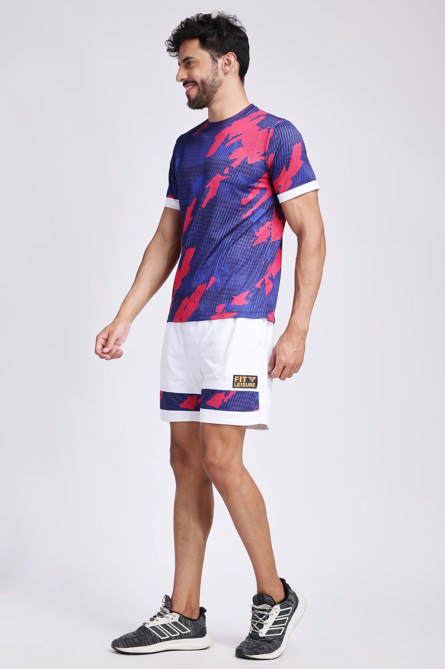 Men's Azurite Badminton Coord Set - Purple