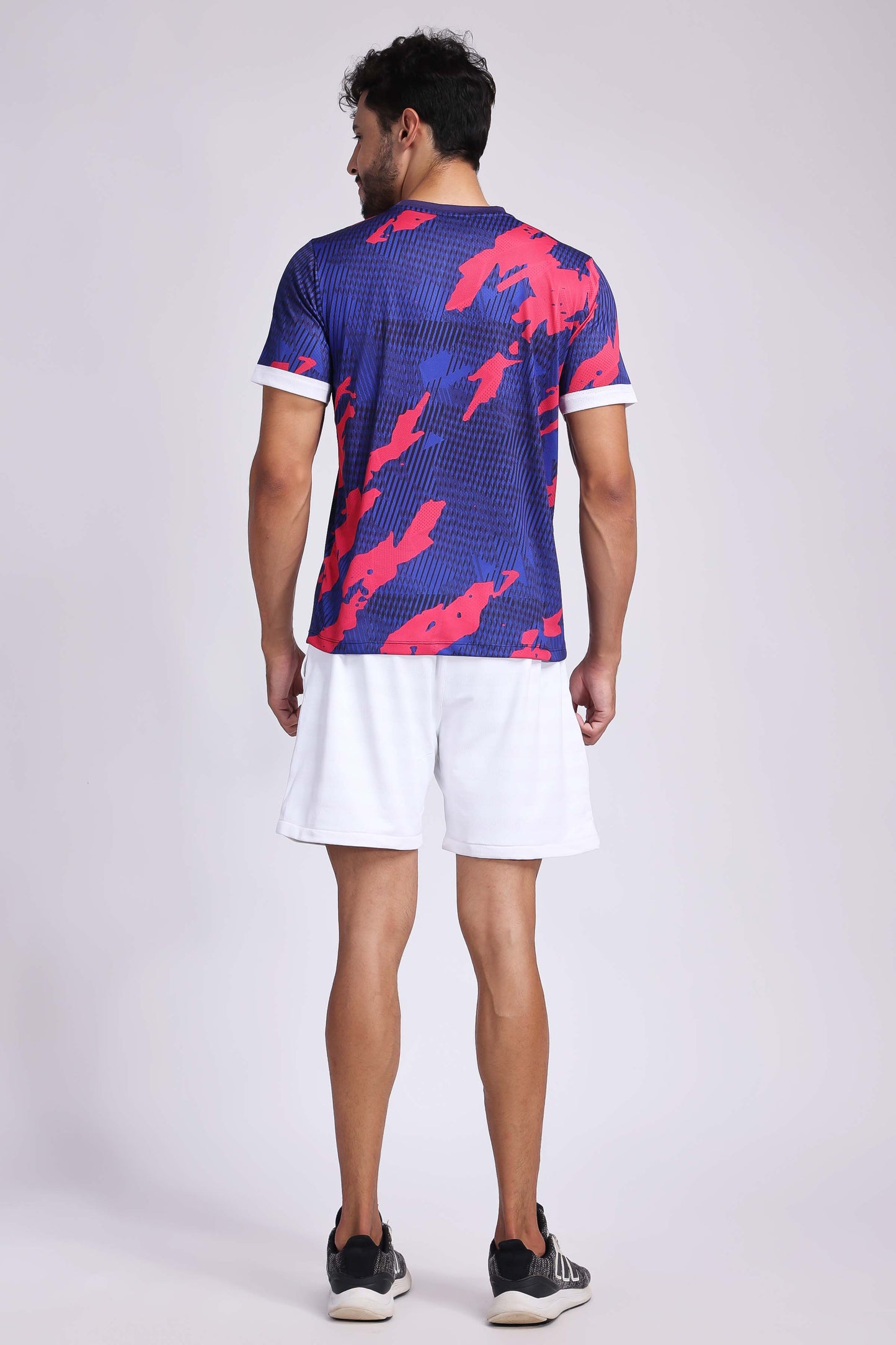 Men's Azurite Badminton Coord Set - Purple