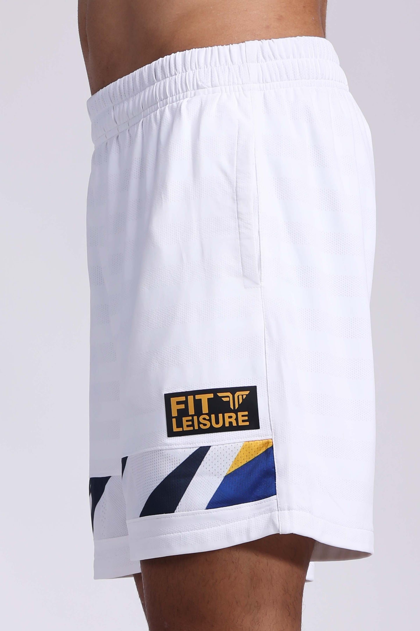 Men's Topaz Badminton Coord Set - White/Yellow