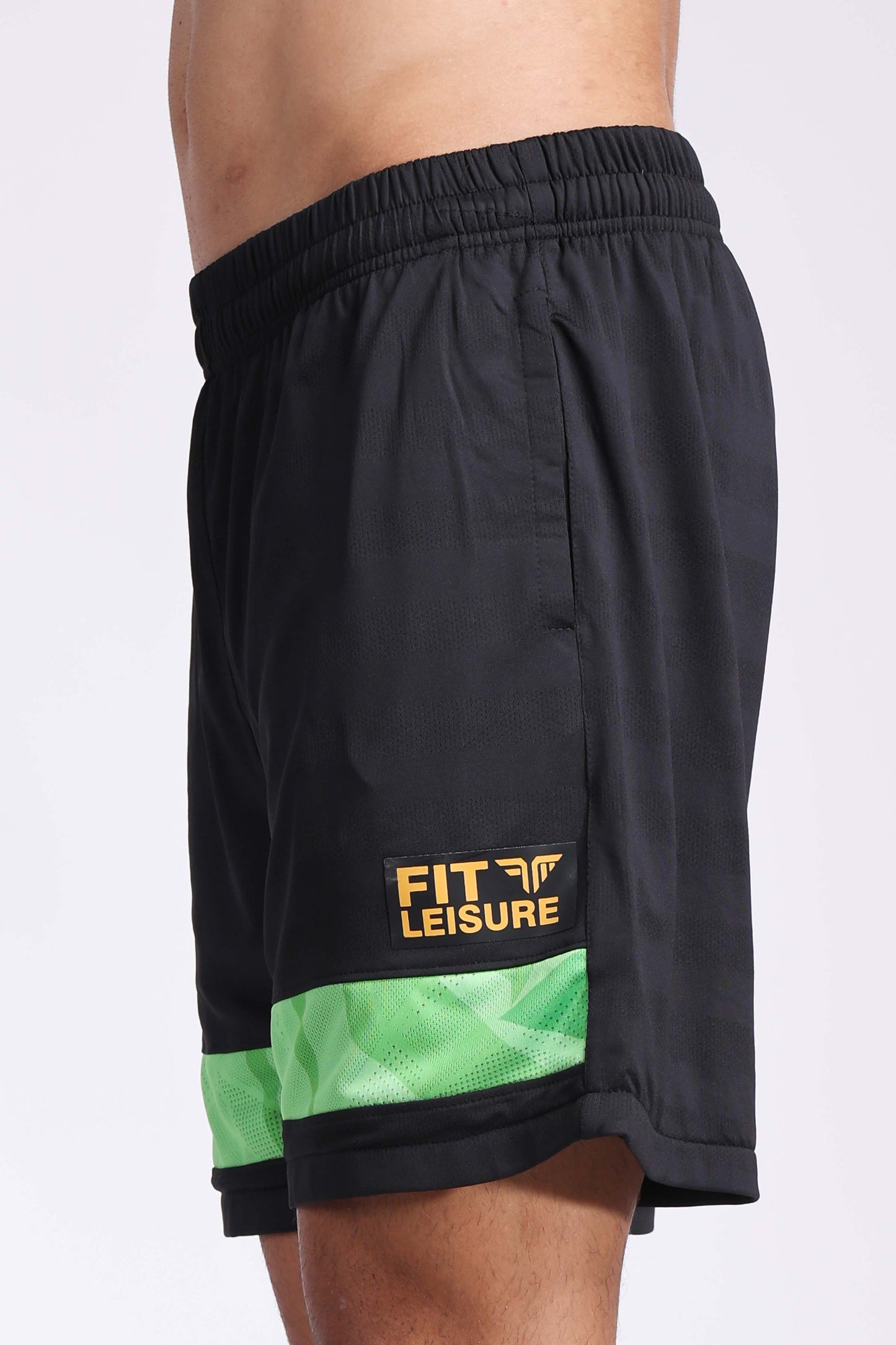 Men's Agate Tennis Shorts - Neon Green