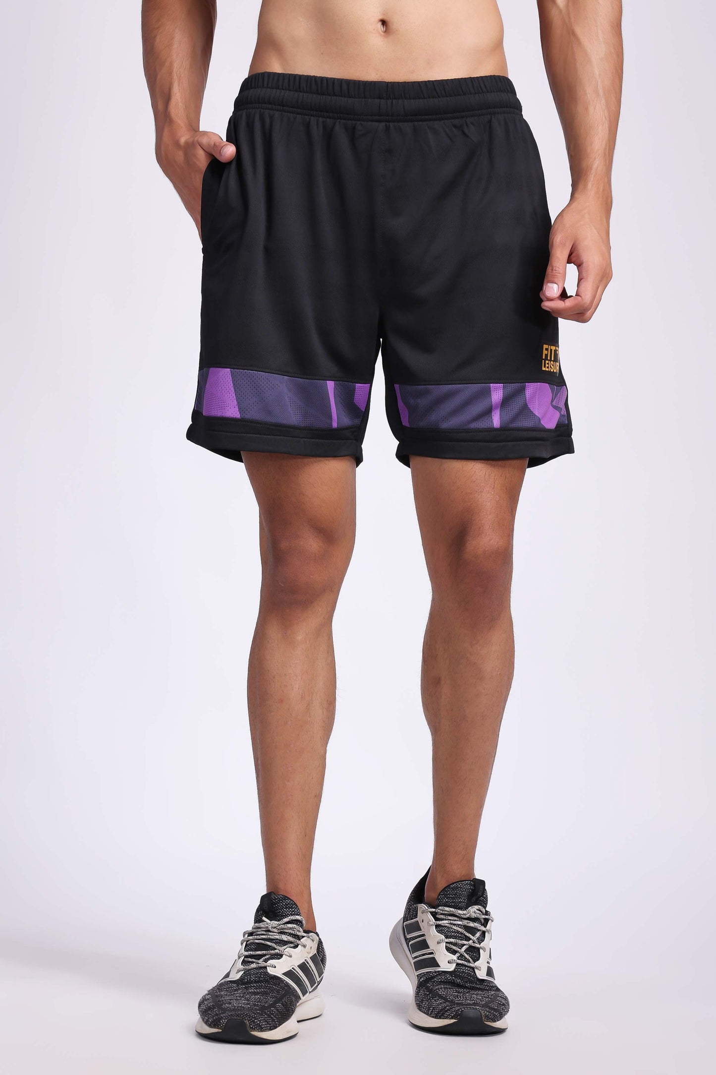 Men's Sapphire Badminton Shorts - Dark Purple