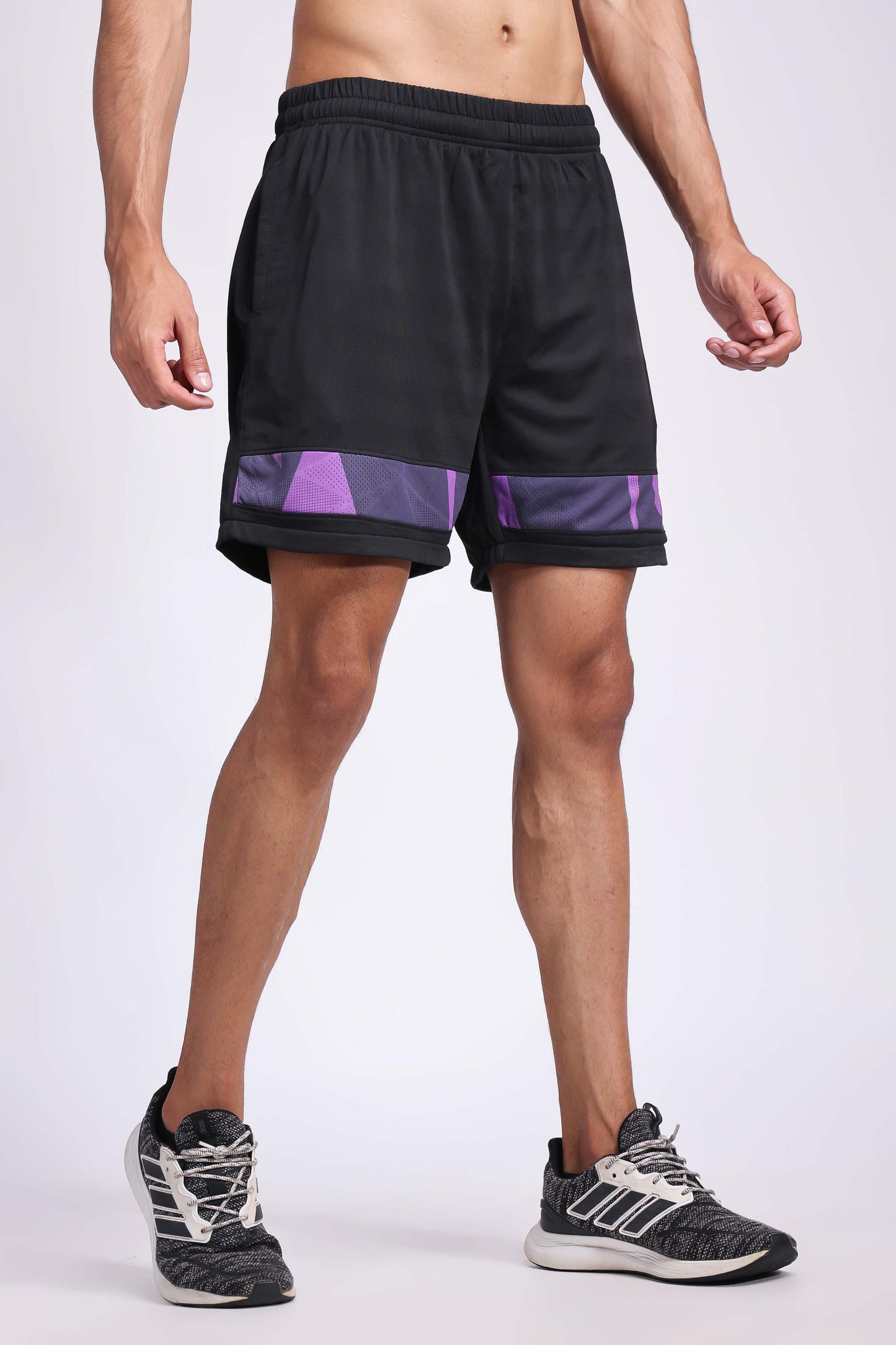 Men's Sapphire Badminton Shorts - Dark Purple