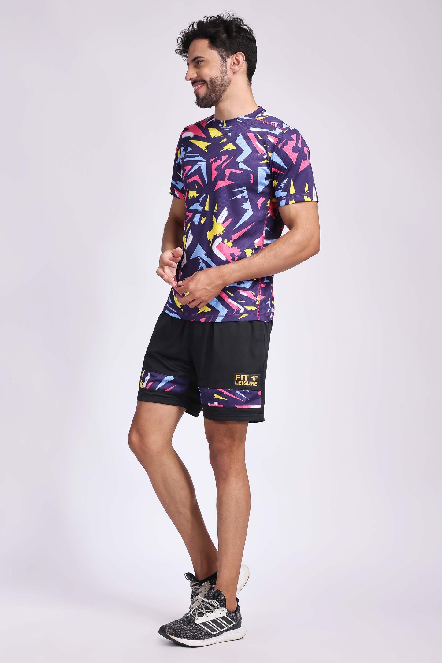 Men's Lapis Badminton Coord Set - Purple