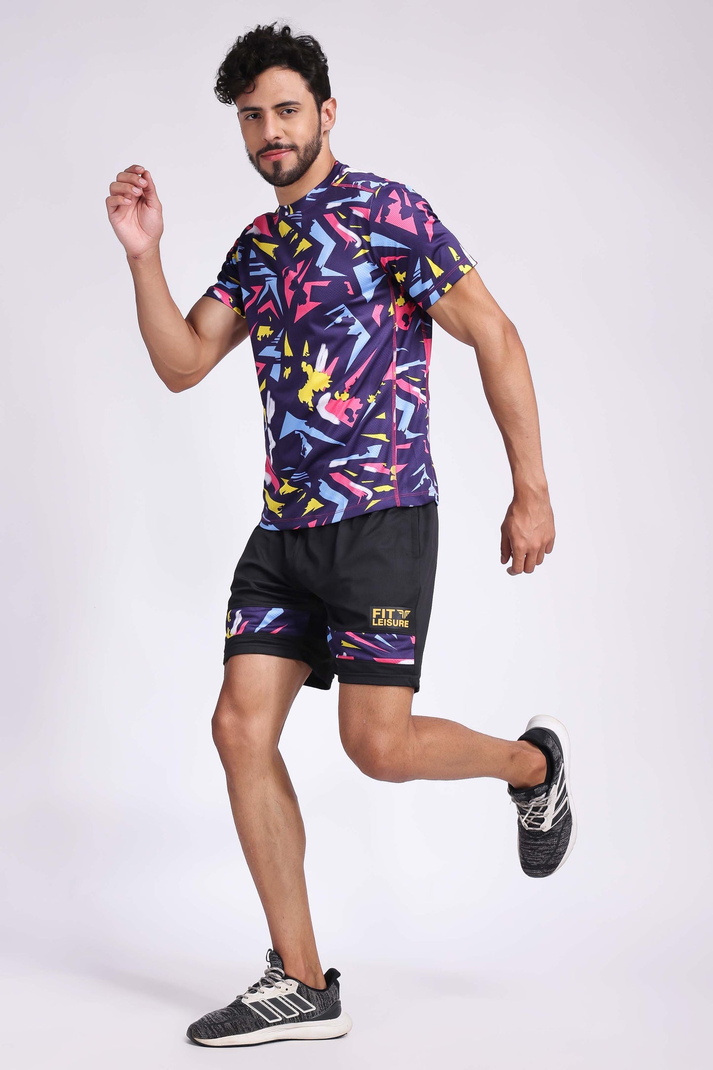 Men's Lapis Badminton Shorts - Purple