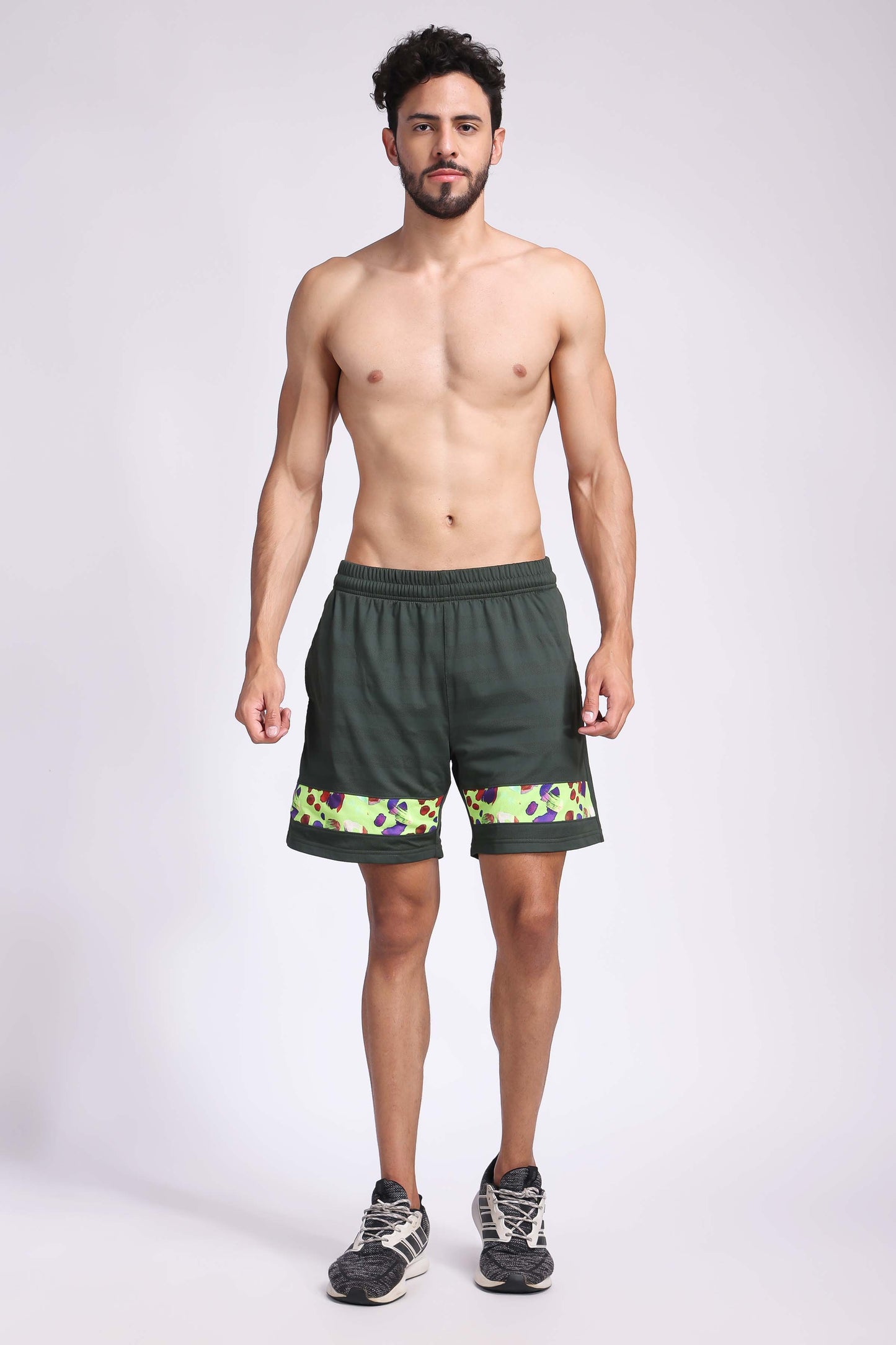 Men's Peridot Shorts - Neon Green