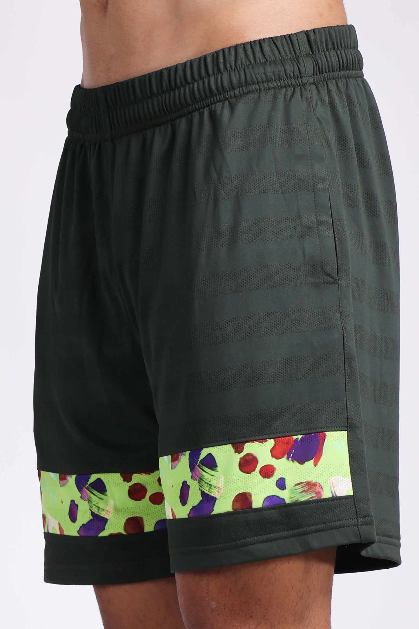 Men's Peridot Shorts - Neon Green