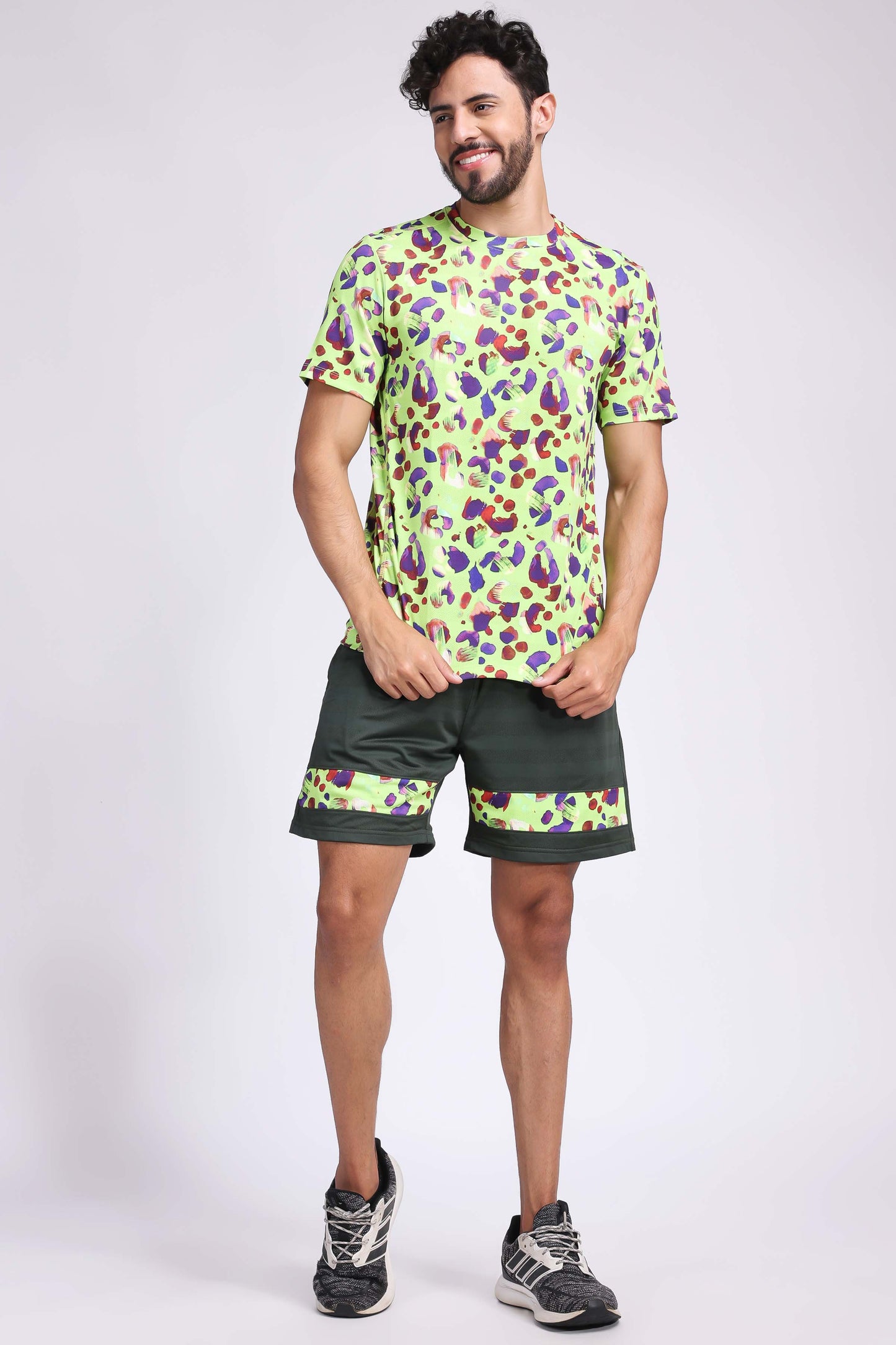 Men's Peridot Coord Set - Neon Green